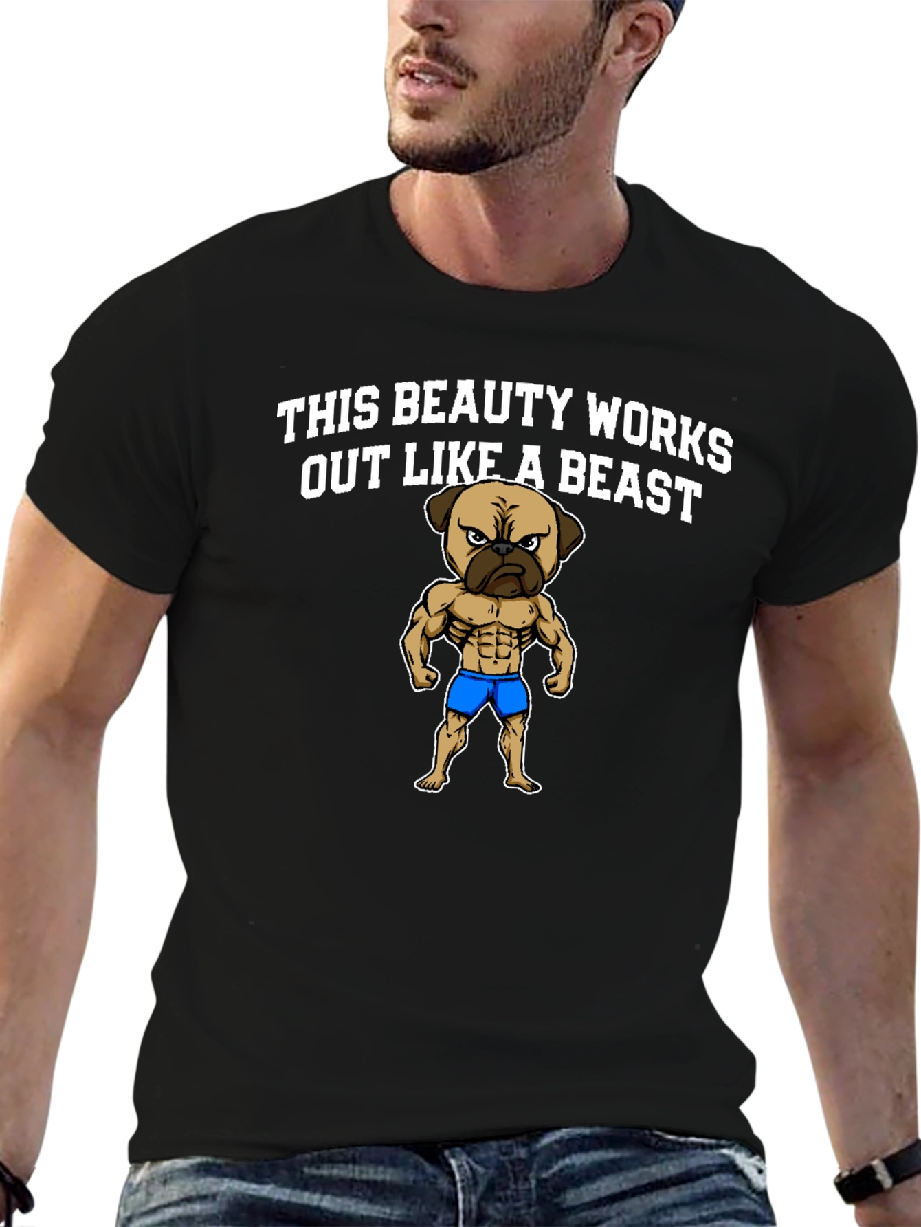 Beauty and the Beast Pug T-Shirt