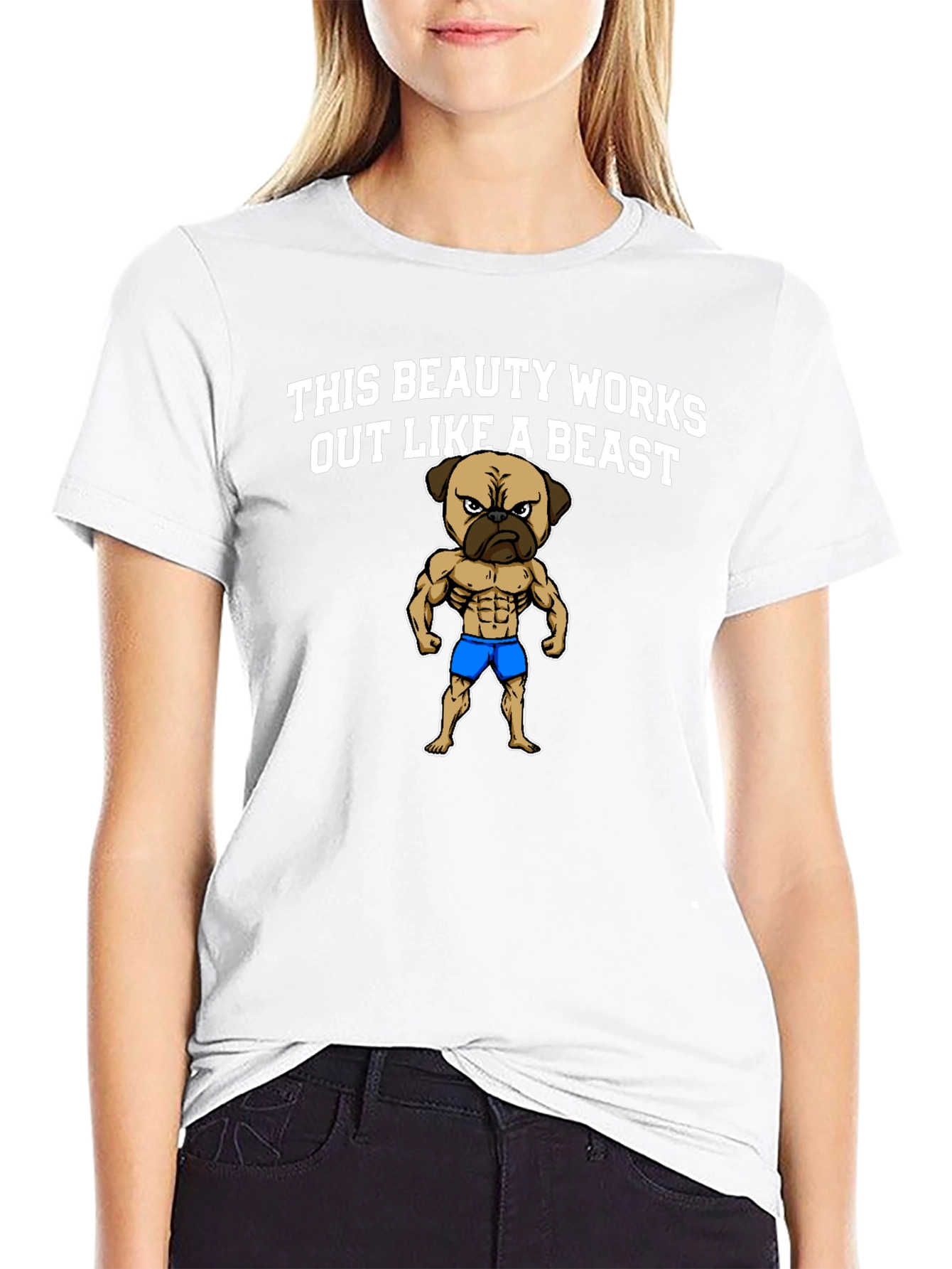 Beauty and the Beast Pug T-Shirt