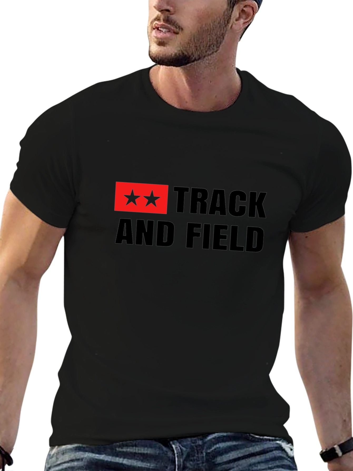 Track and Field Stars Graphic T-Shirt