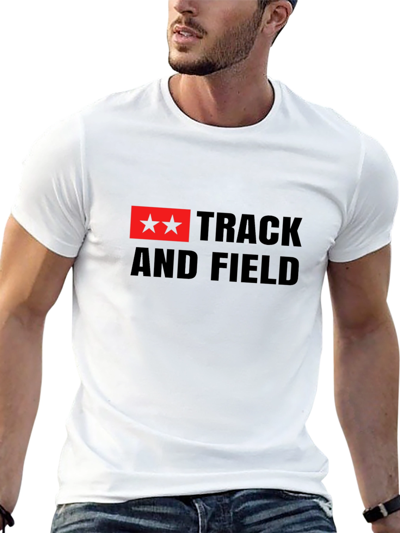 Track and Field Stars Graphic T-Shirt
