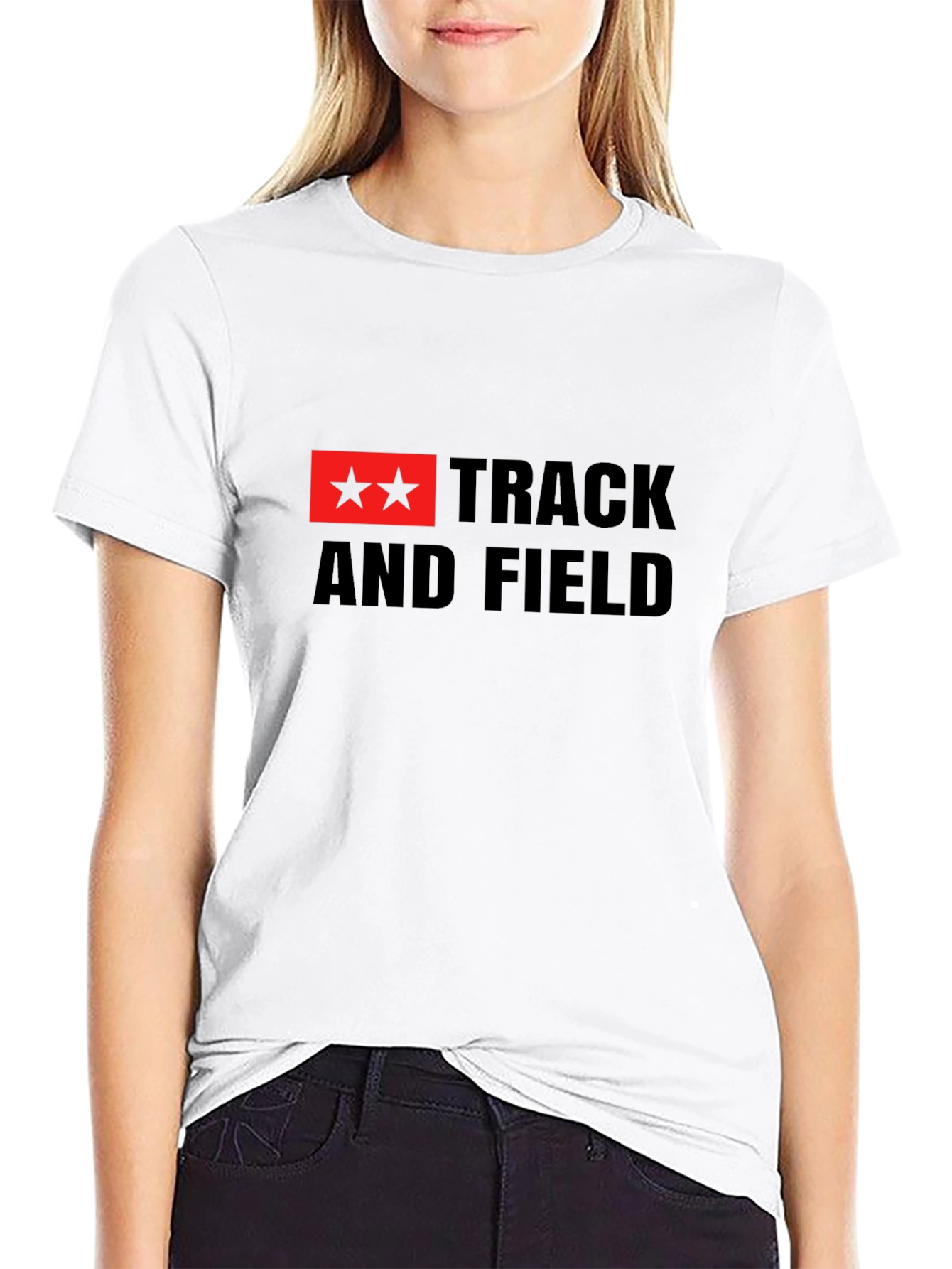 Track and Field Stars Graphic T-Shirt