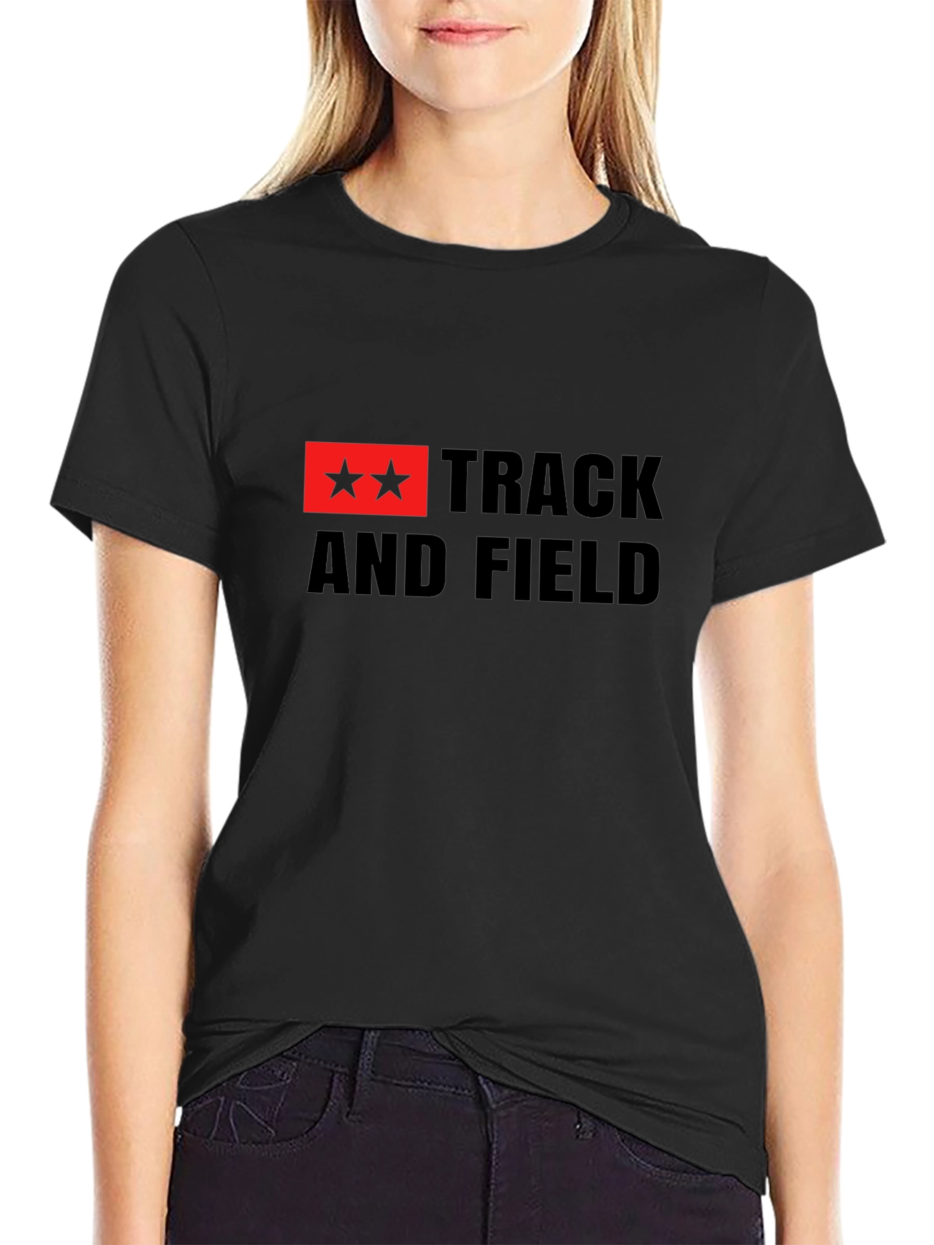 Track and Field Stars Graphic T-Shirt
