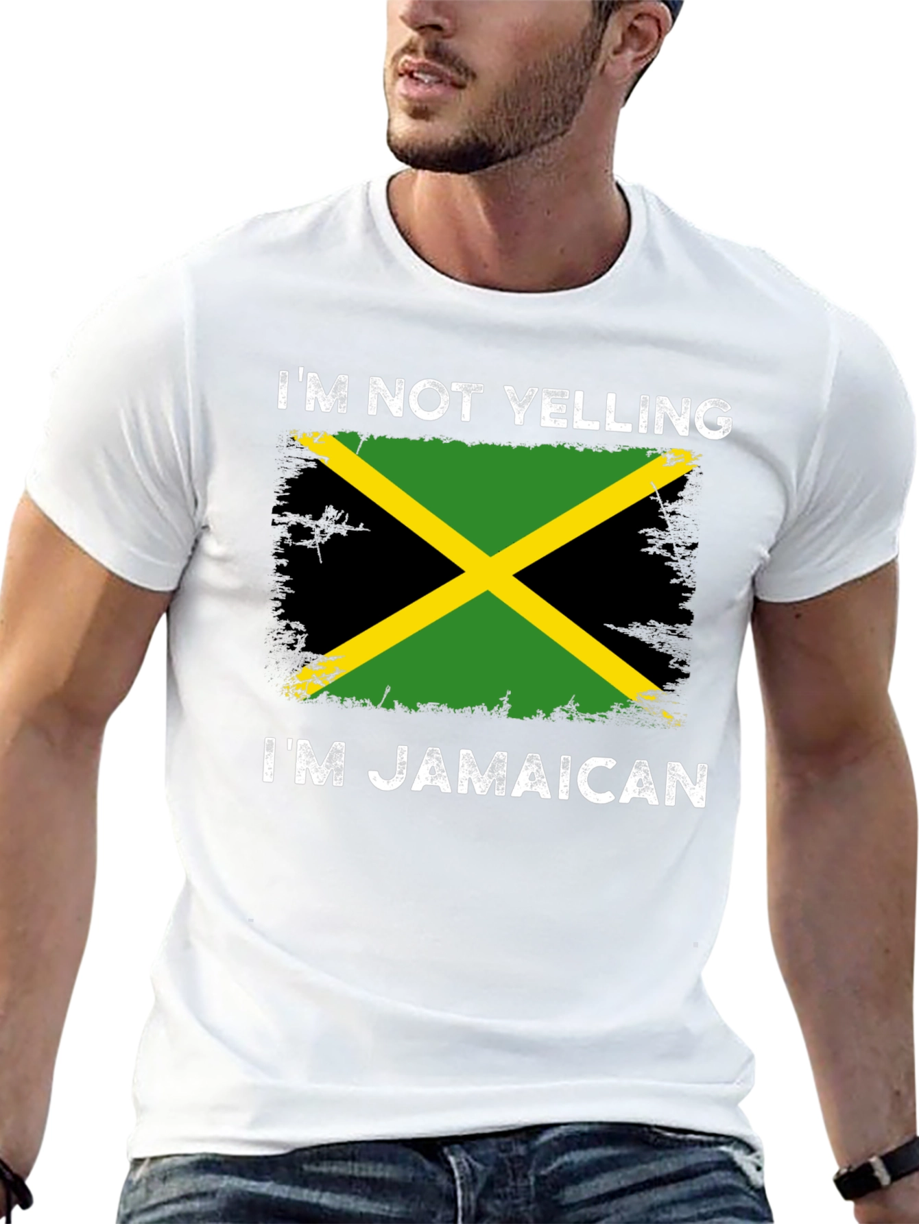 Jamaican Pride T-Shirt - Im Not Yelling Tee