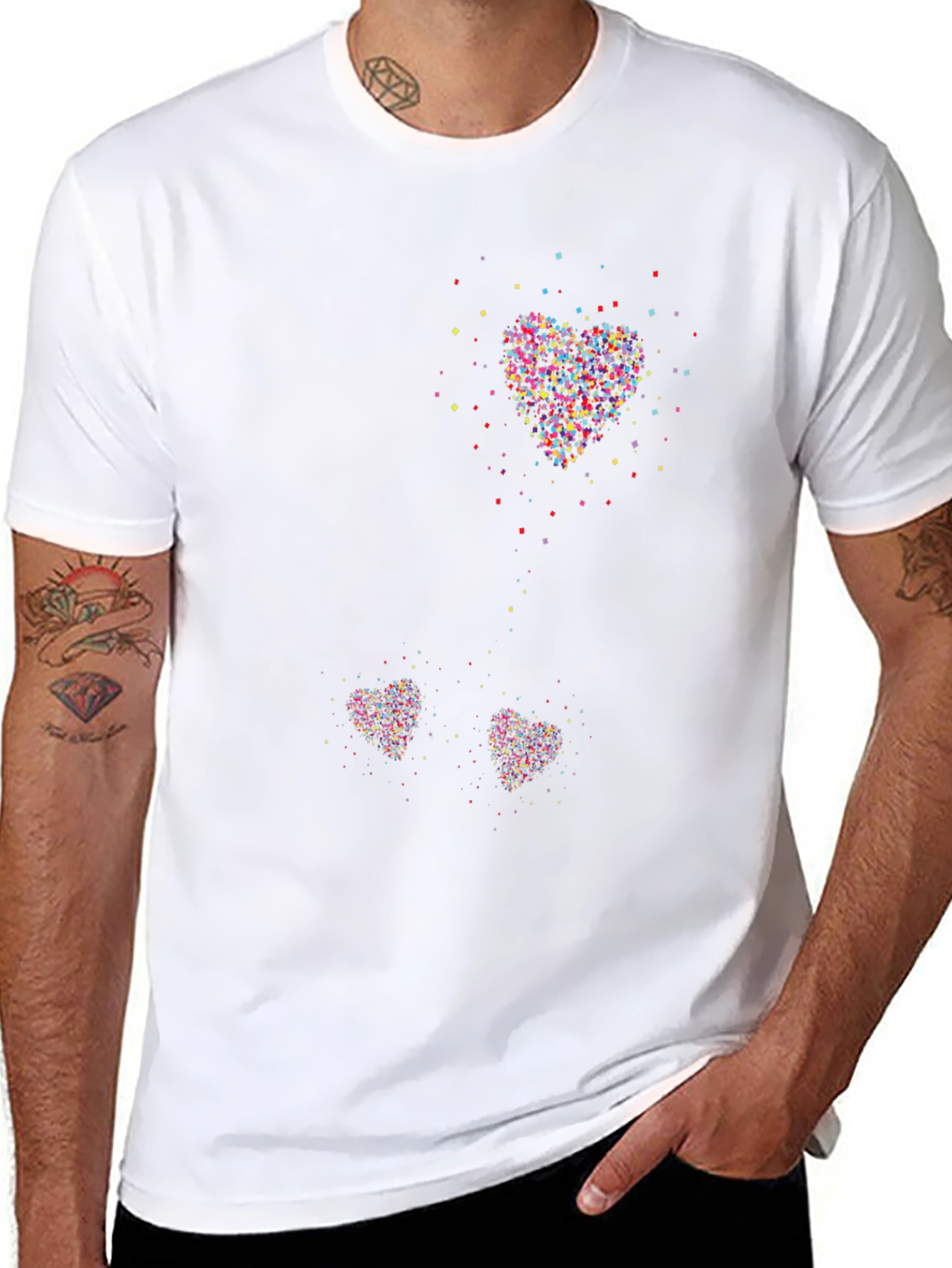 Heart Sprinkles Graphic Tee