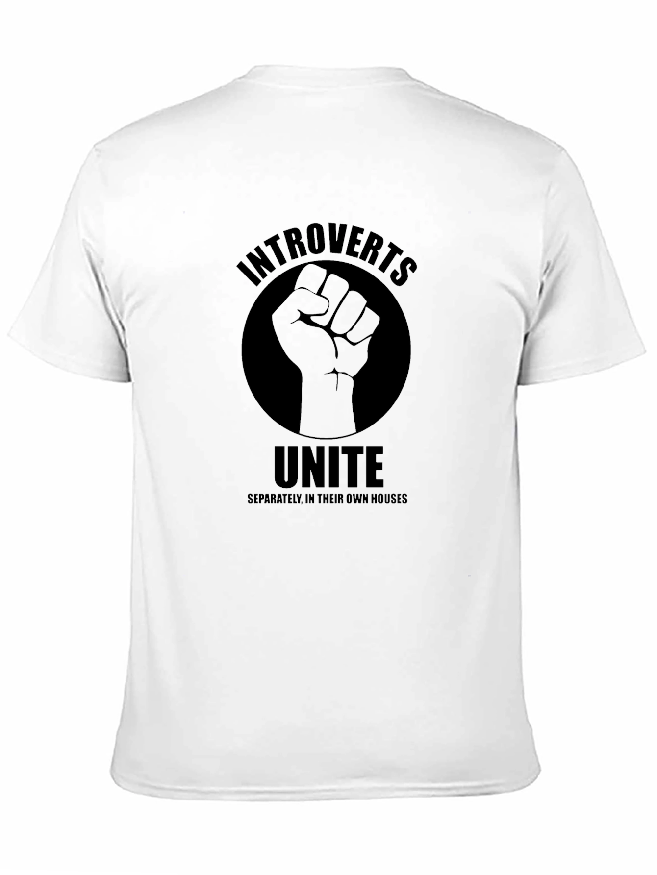 Introverts Unite T-Shirt - Black Graphic Tee