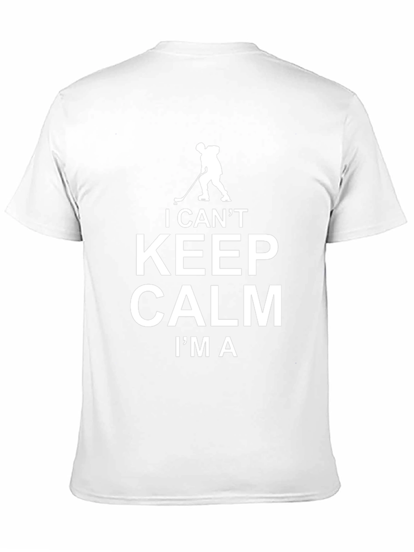 I Cant Keep Calm Im a Hockey Player T-Shirt