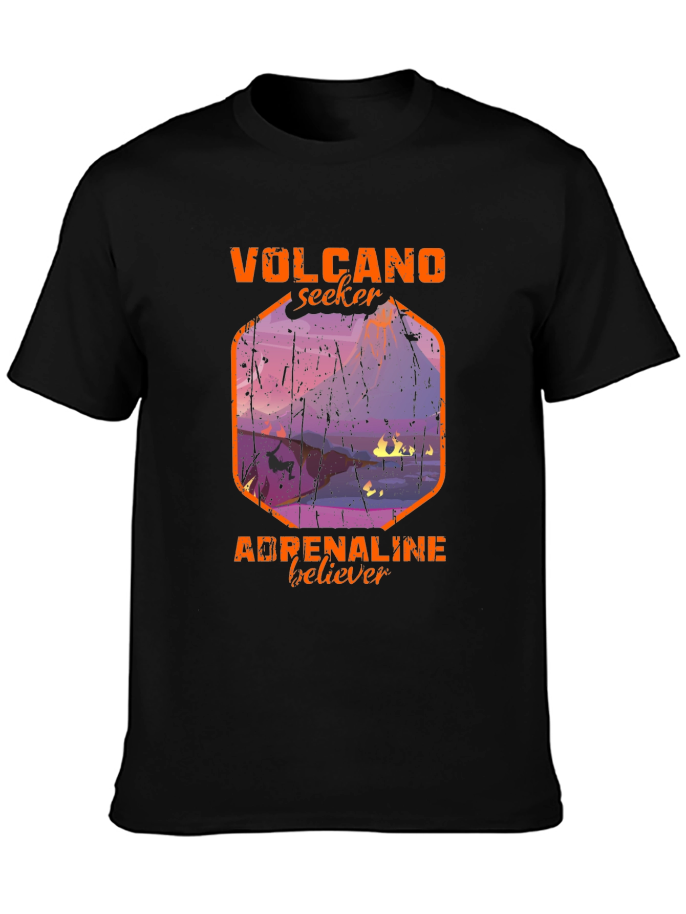 Volcano Seeker Adrenaline Believer Graphic Tee