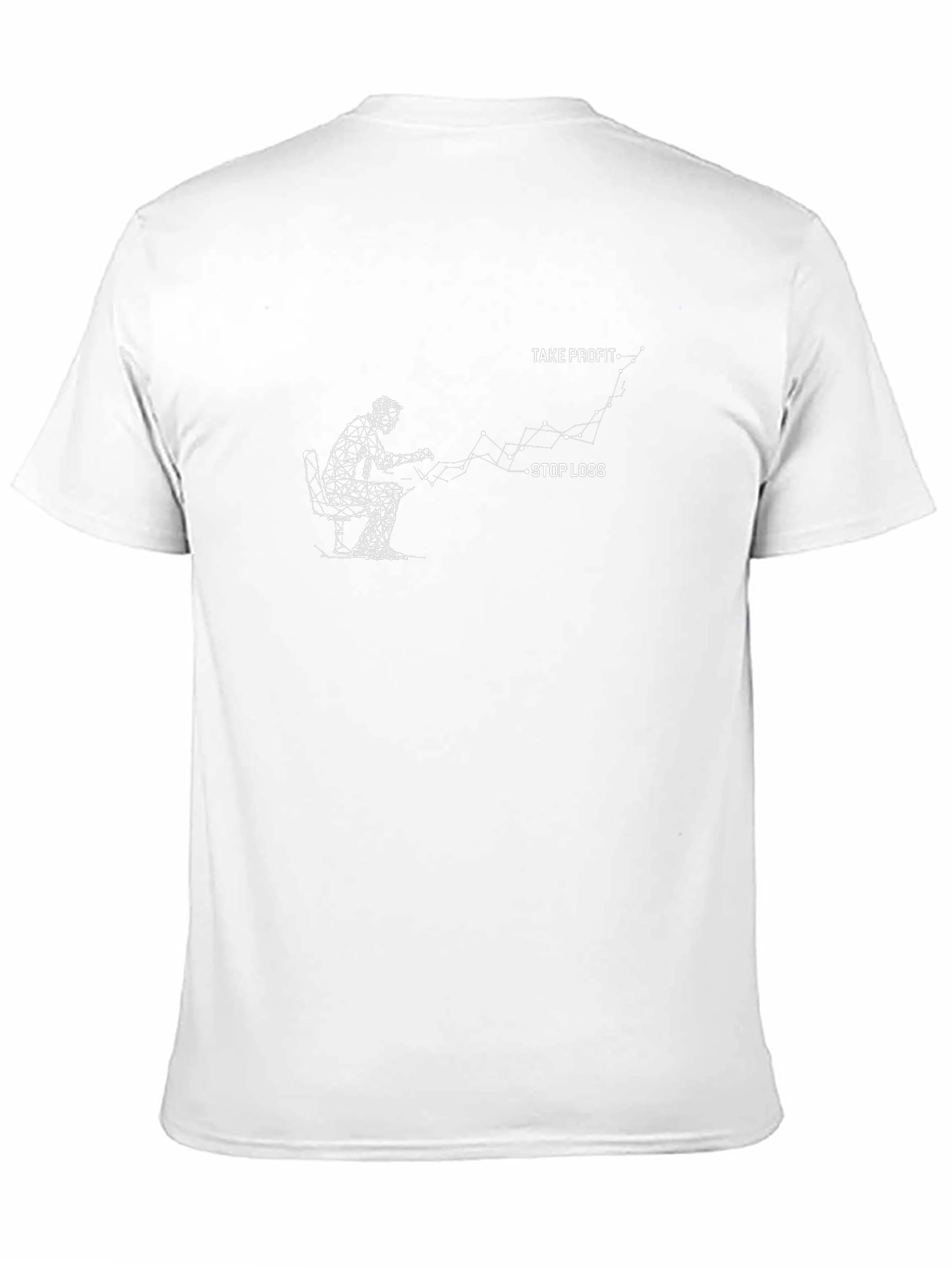 Take Profit T-Shirt: Geometric Trader Design