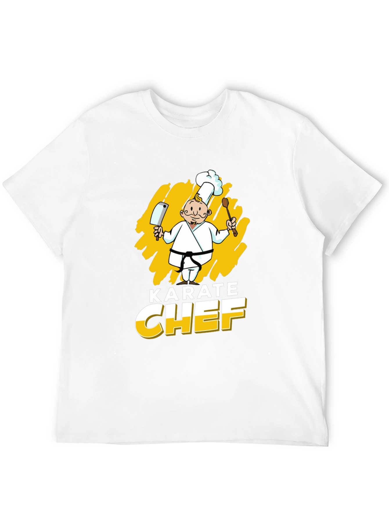 Karate Chef Graphic T-Shirt - Black