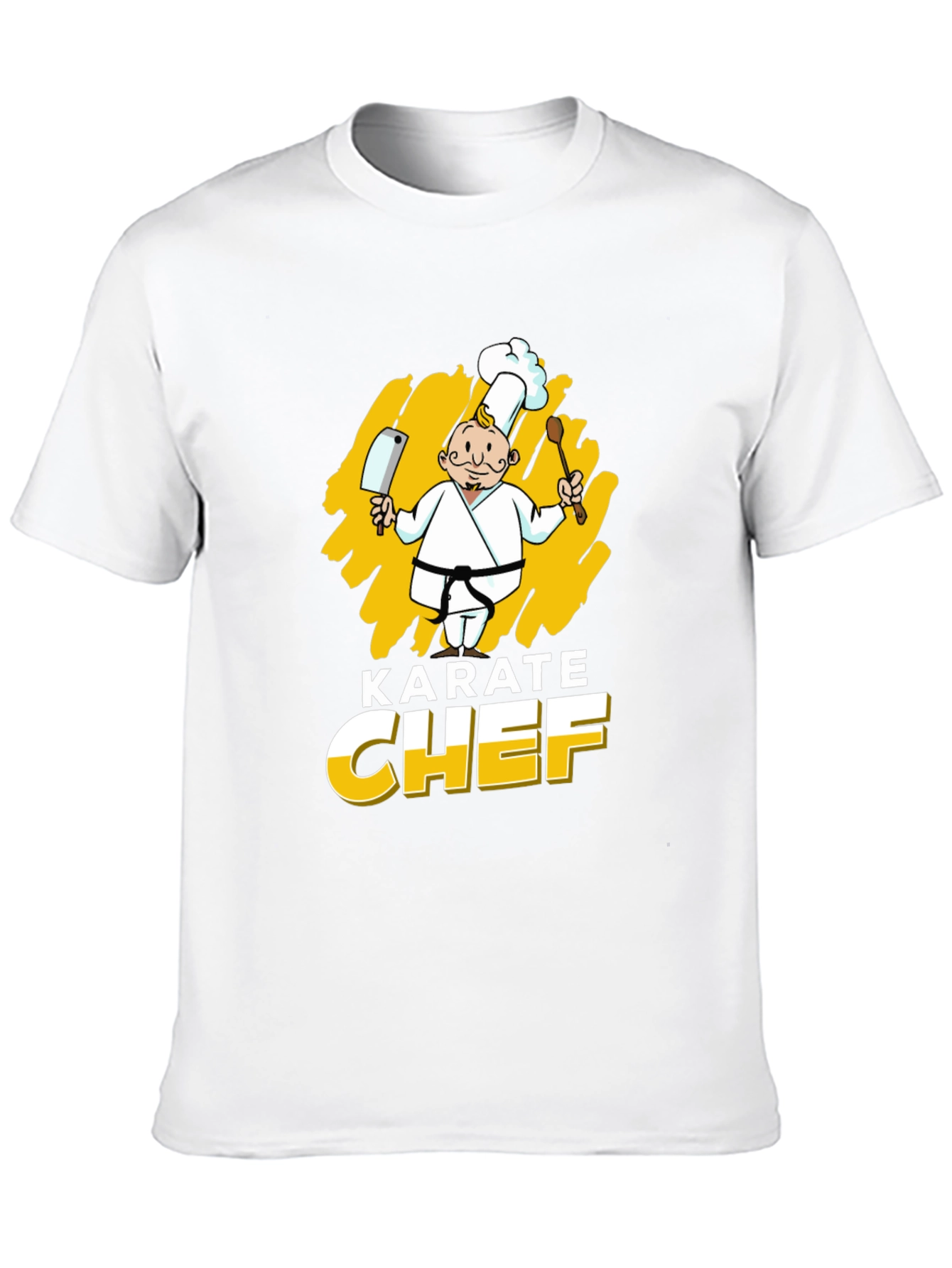 Karate Chef Graphic T-Shirt - Black