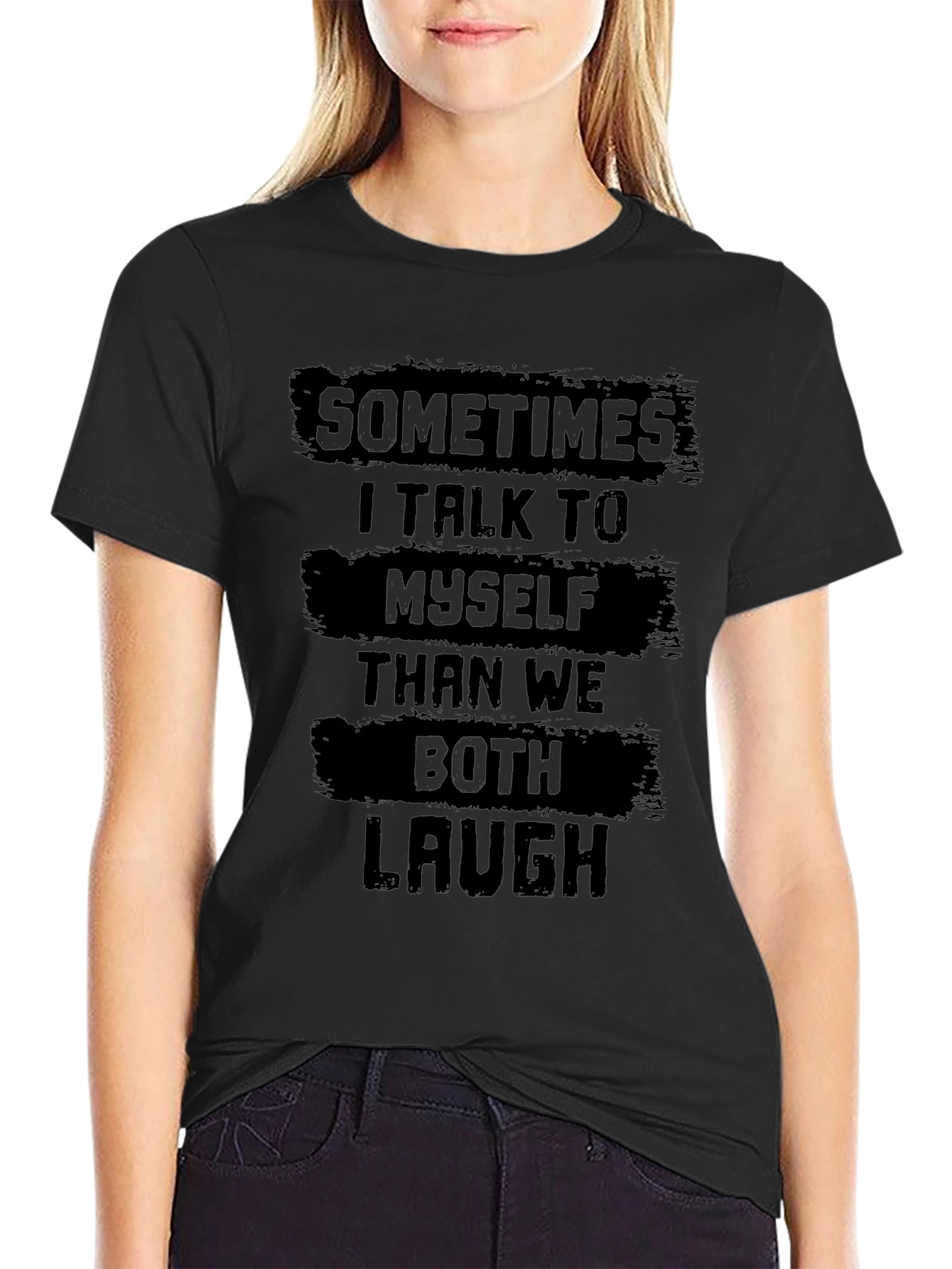 Funny Sometimes I Talk To Myself Graphic Tee