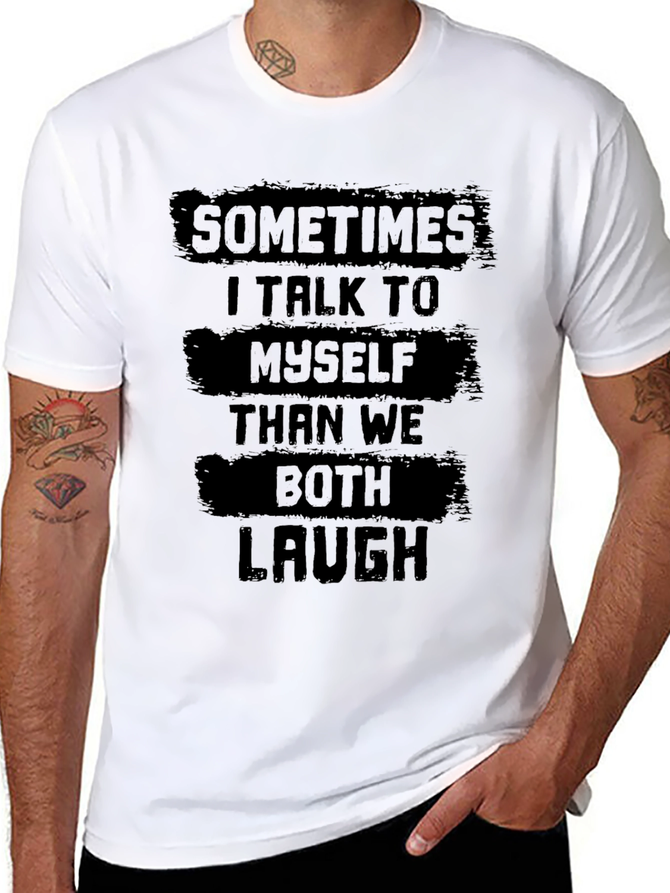 Funny Sometimes I Talk To Myself Graphic Tee