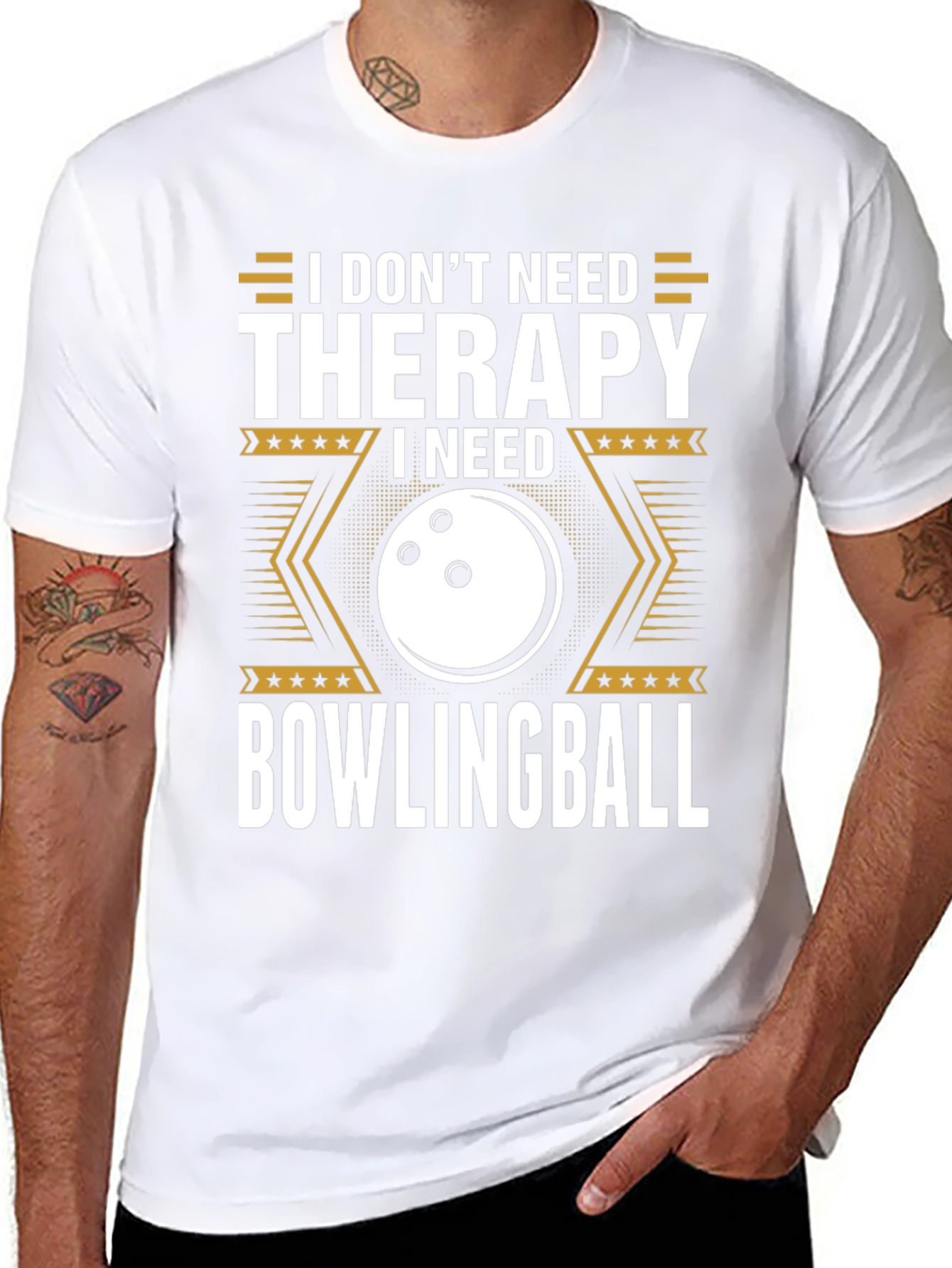 Bowling Therapy T-Shirt - Funny Bowling Gift