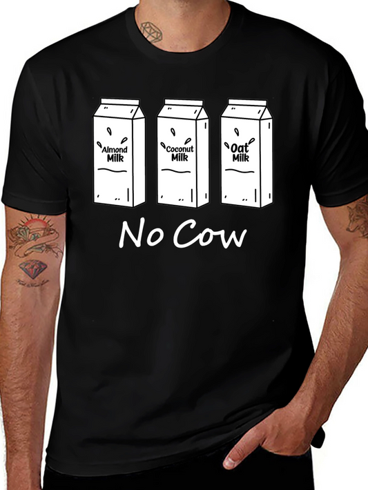 Vegan Milk T-Shirt - No Cow