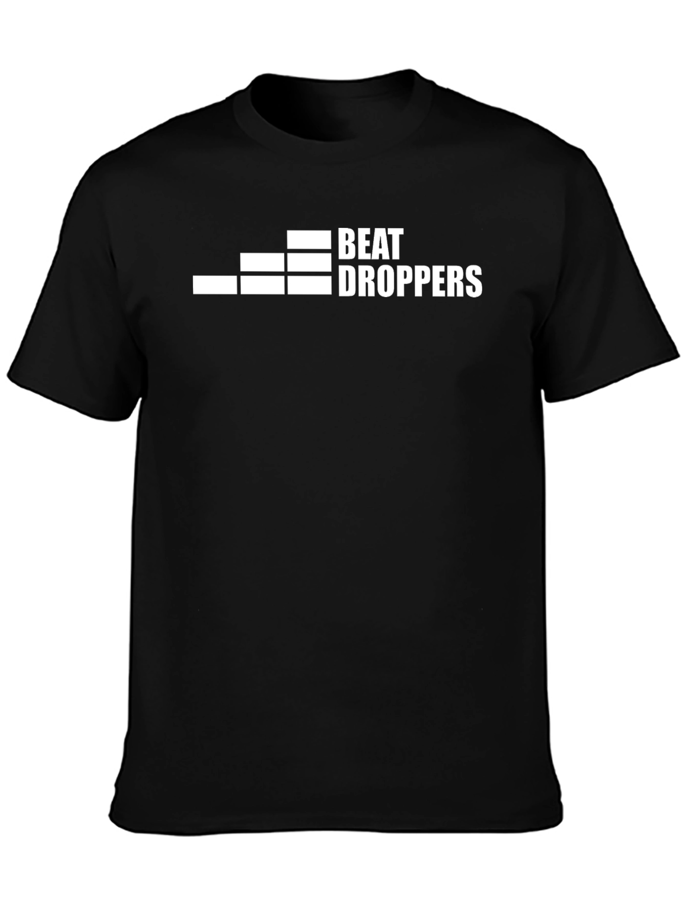 Beat Droppers Graphic Tee - Black Cotton T-Shirt