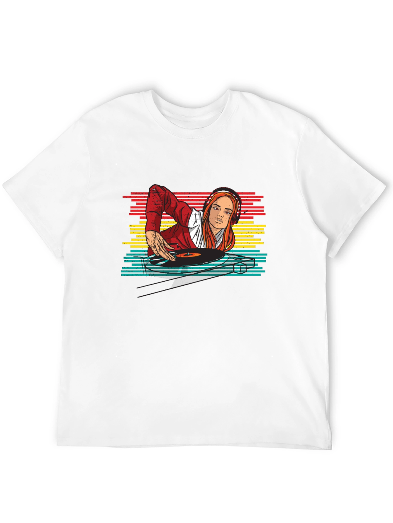 DJ Girl Retro T-Shirt