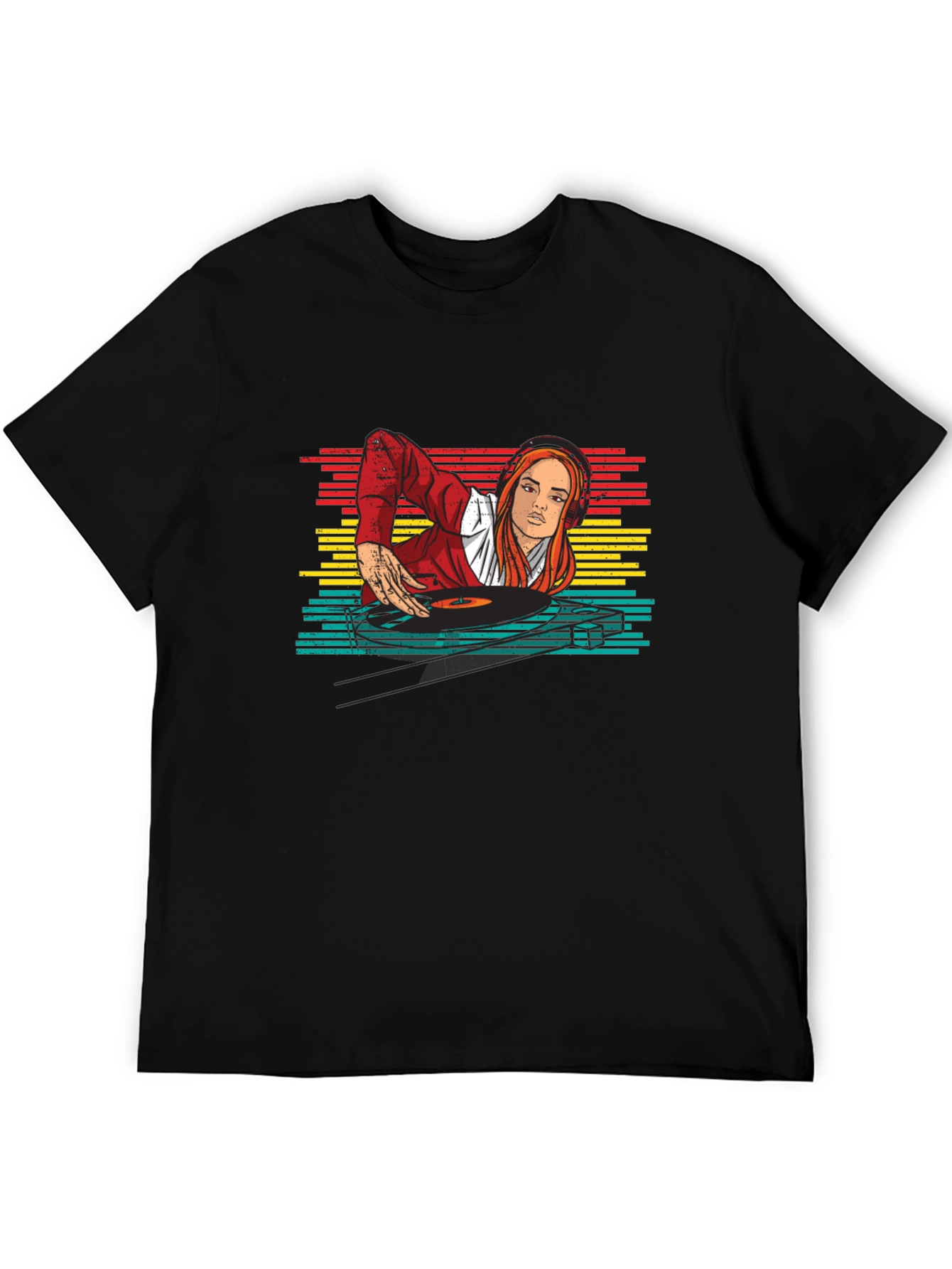 DJ Girl Retro T-Shirt