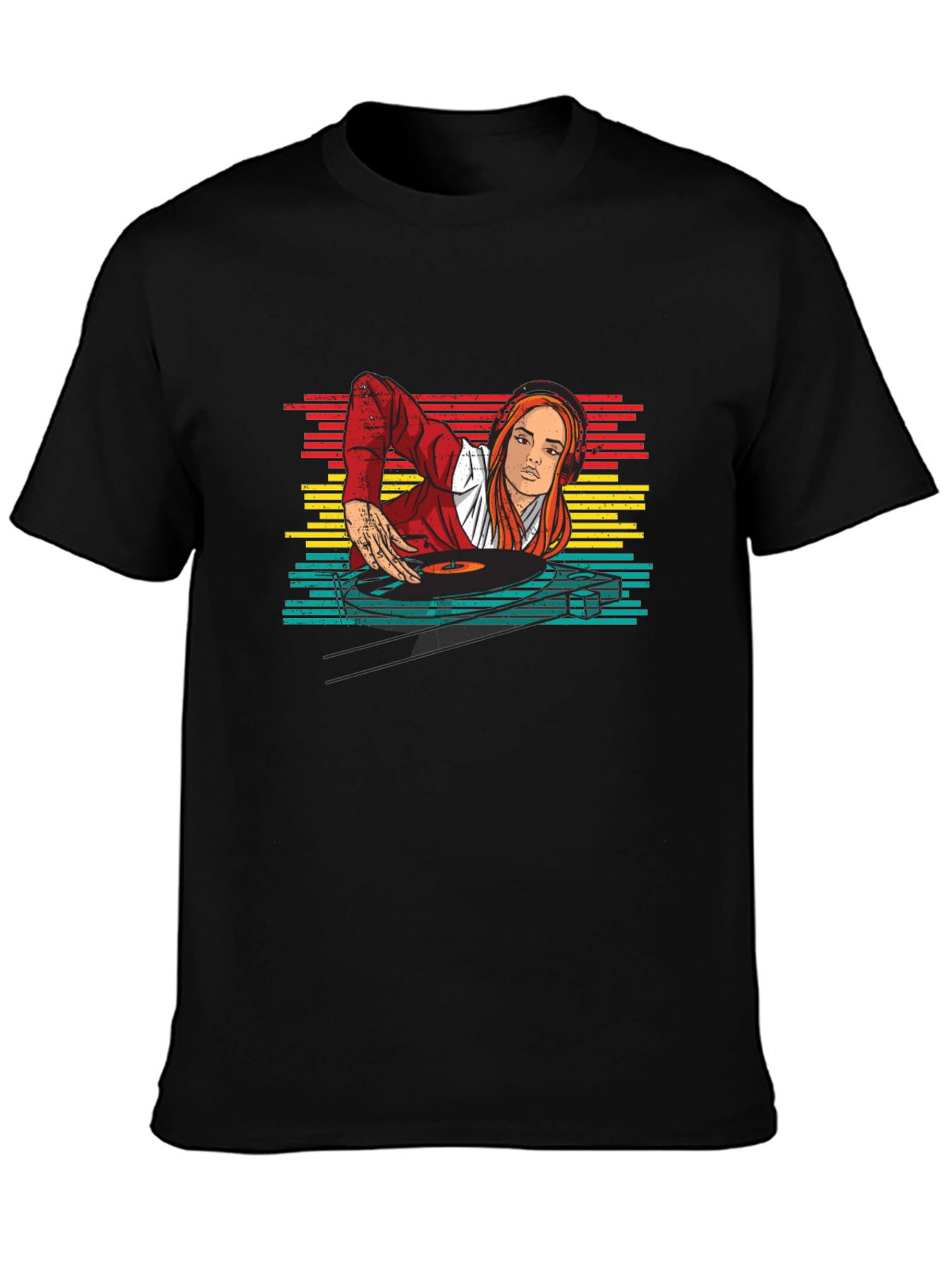 DJ Girl Retro T-Shirt