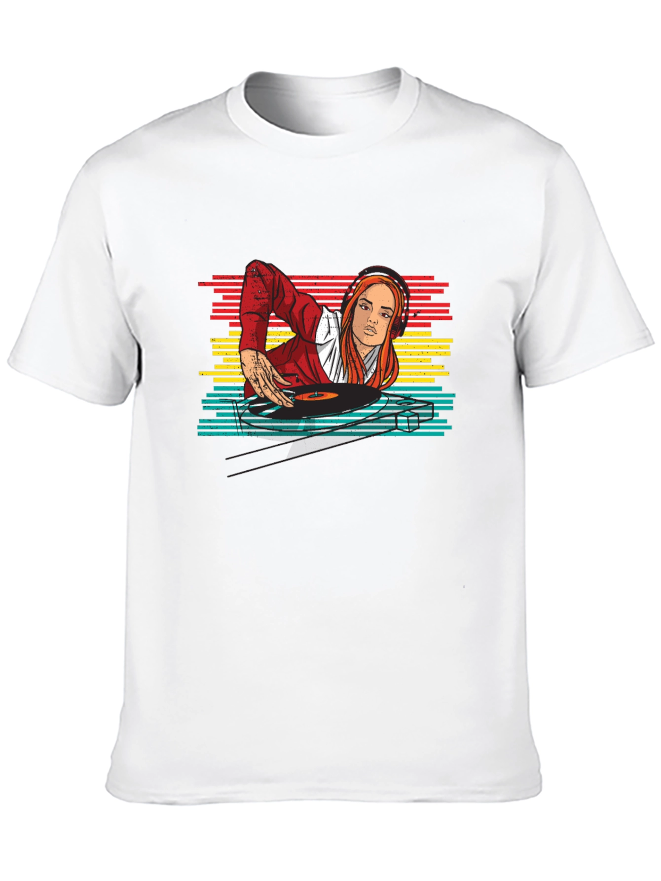 DJ Girl Retro T-Shirt