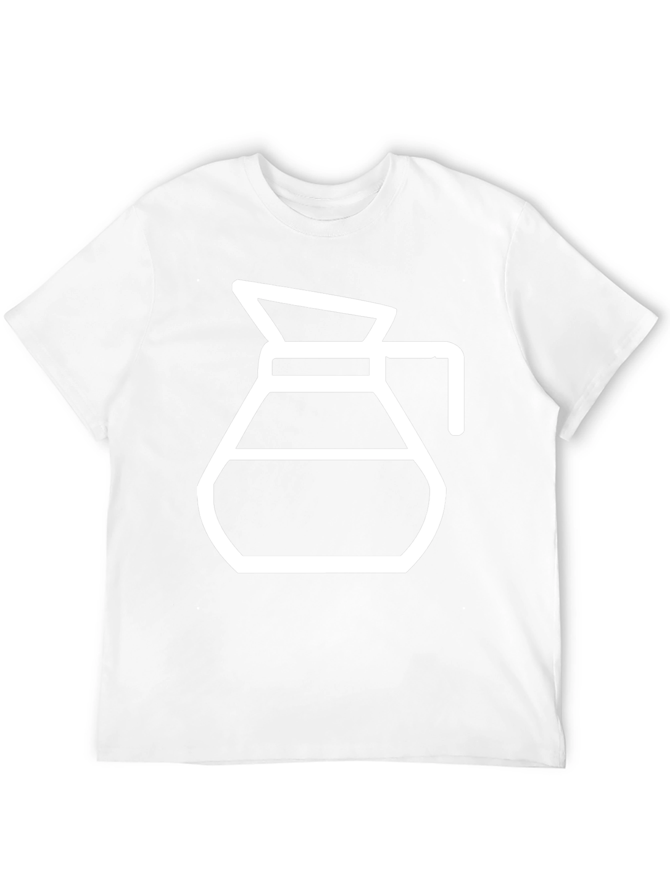 Coffee Carafe Graphic Tee - Black Cotton T-Shirt