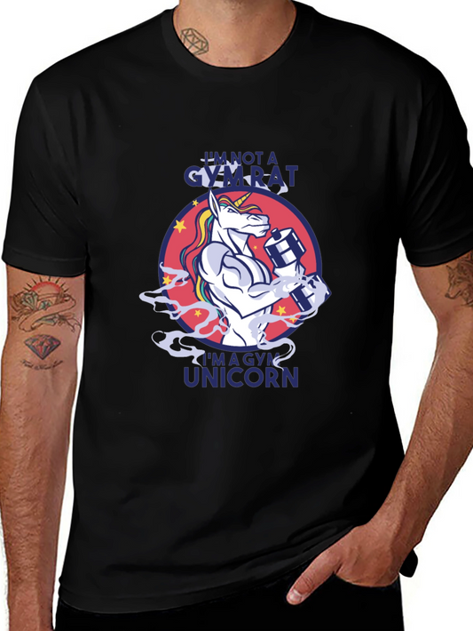 Gym Unicorn T-Shirt - Workout Apparel