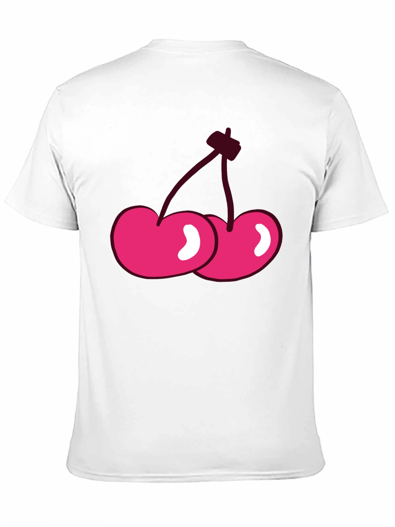 Cherry Graphic Black T-Shirt