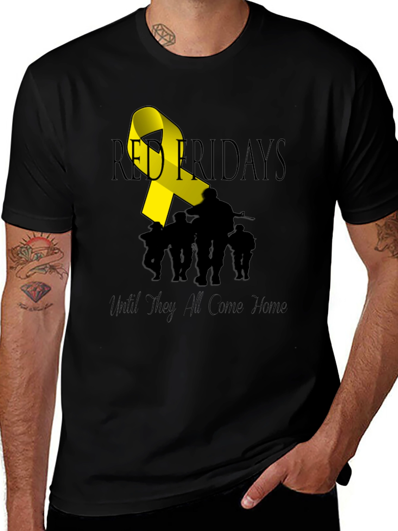 RED Fridays Until They All Come Home T-Shirt