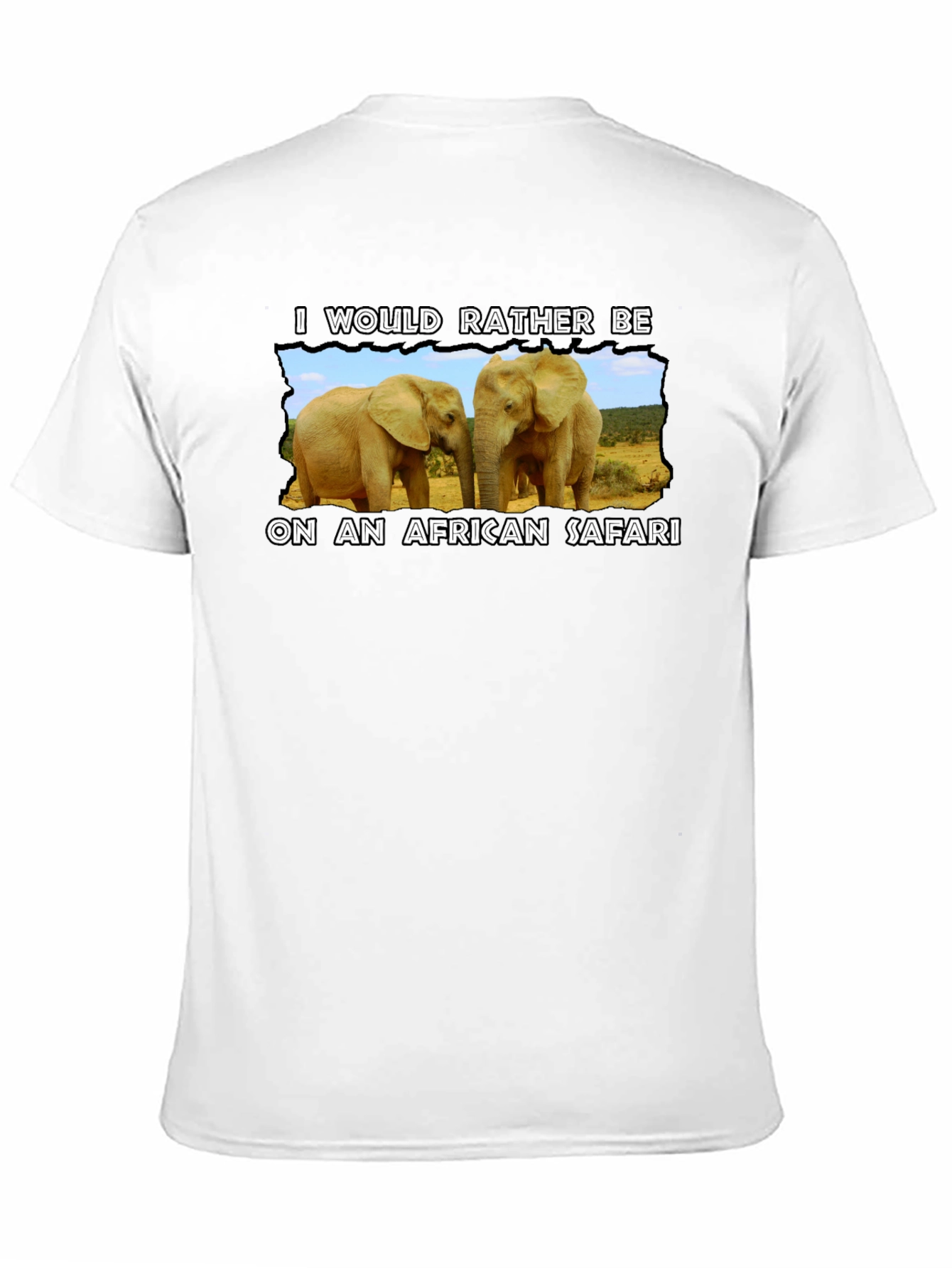 African Safari Elephant T-Shirt