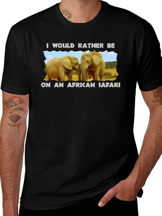 African Safari Elephant T-Shirt