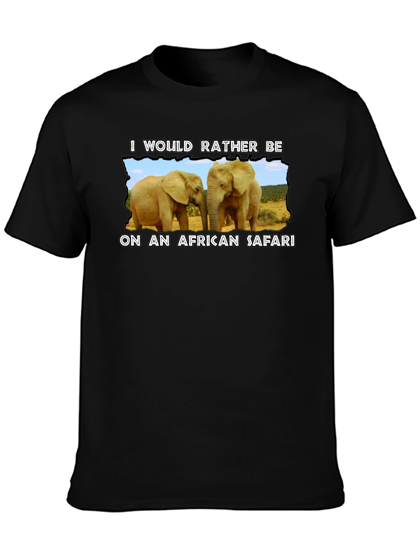 African Safari Elephant T-Shirt