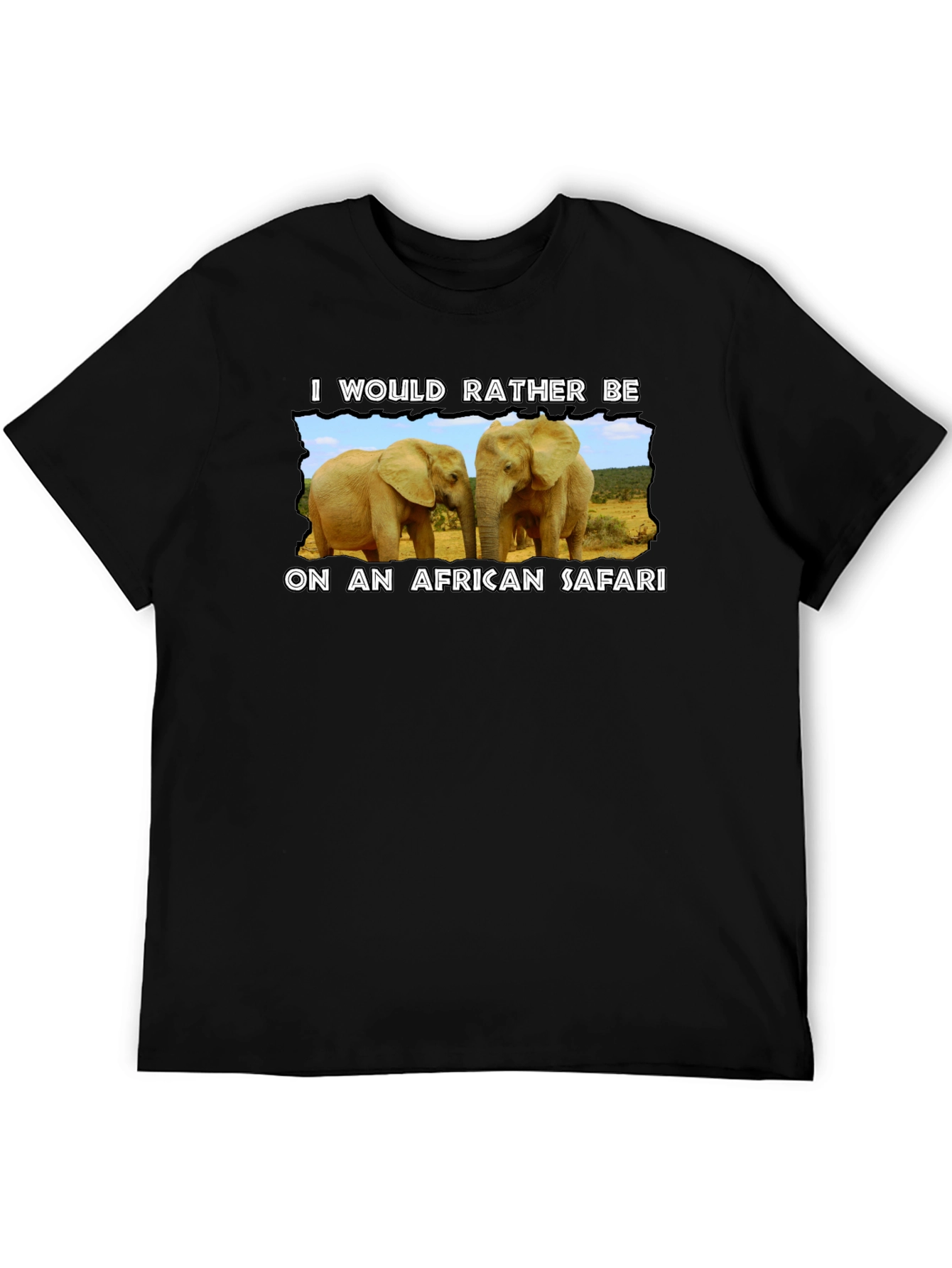 African Safari Elephant T-Shirt