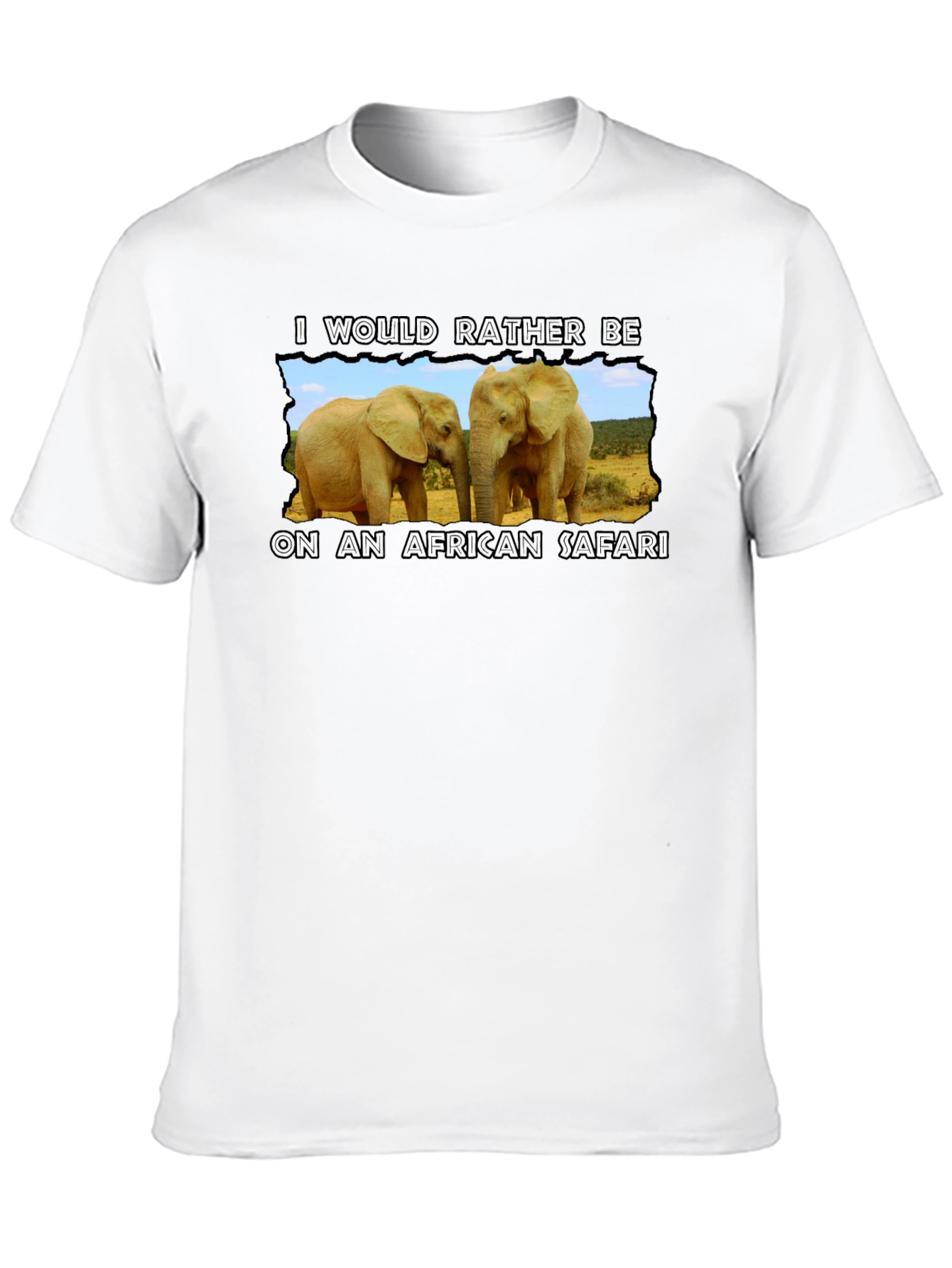 African Safari Elephant T-Shirt