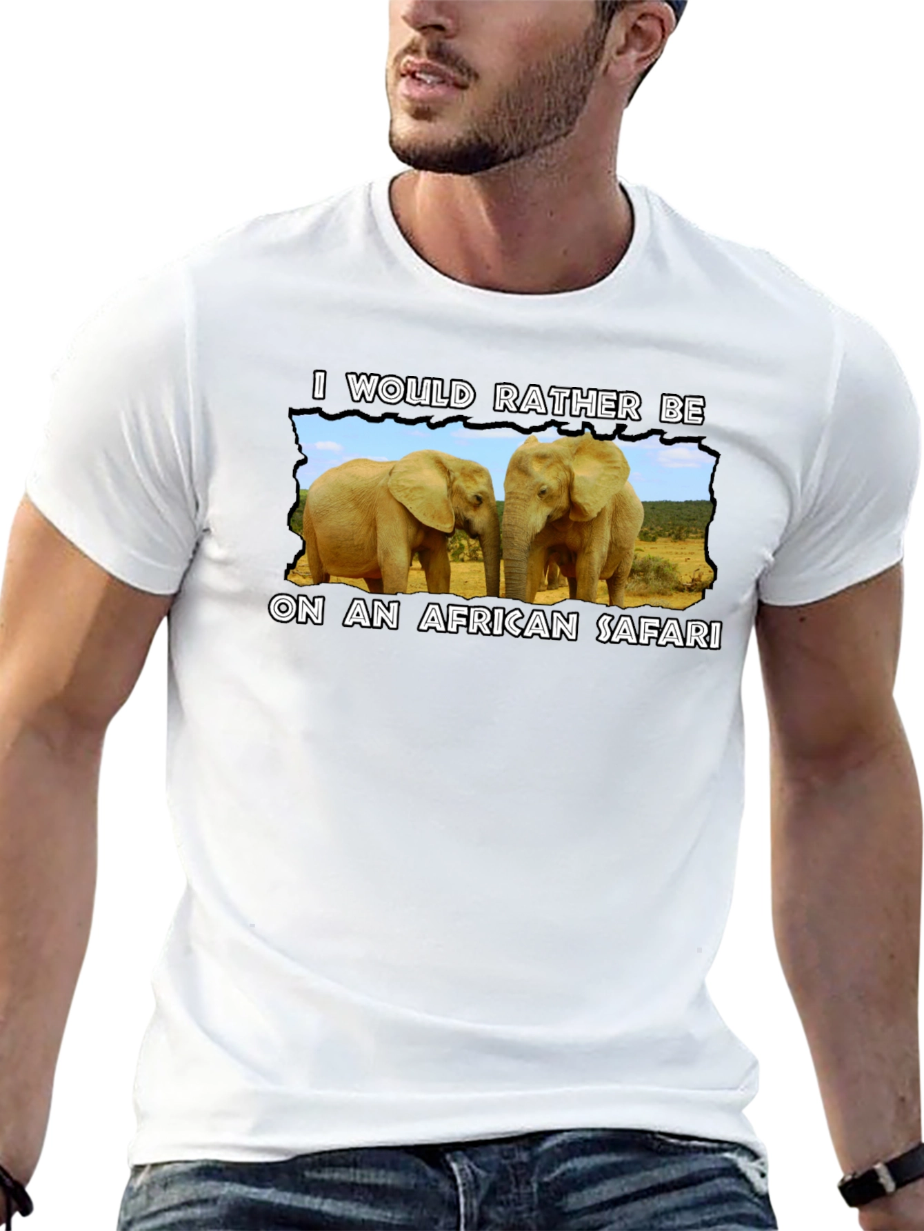 African Safari Elephant T-Shirt