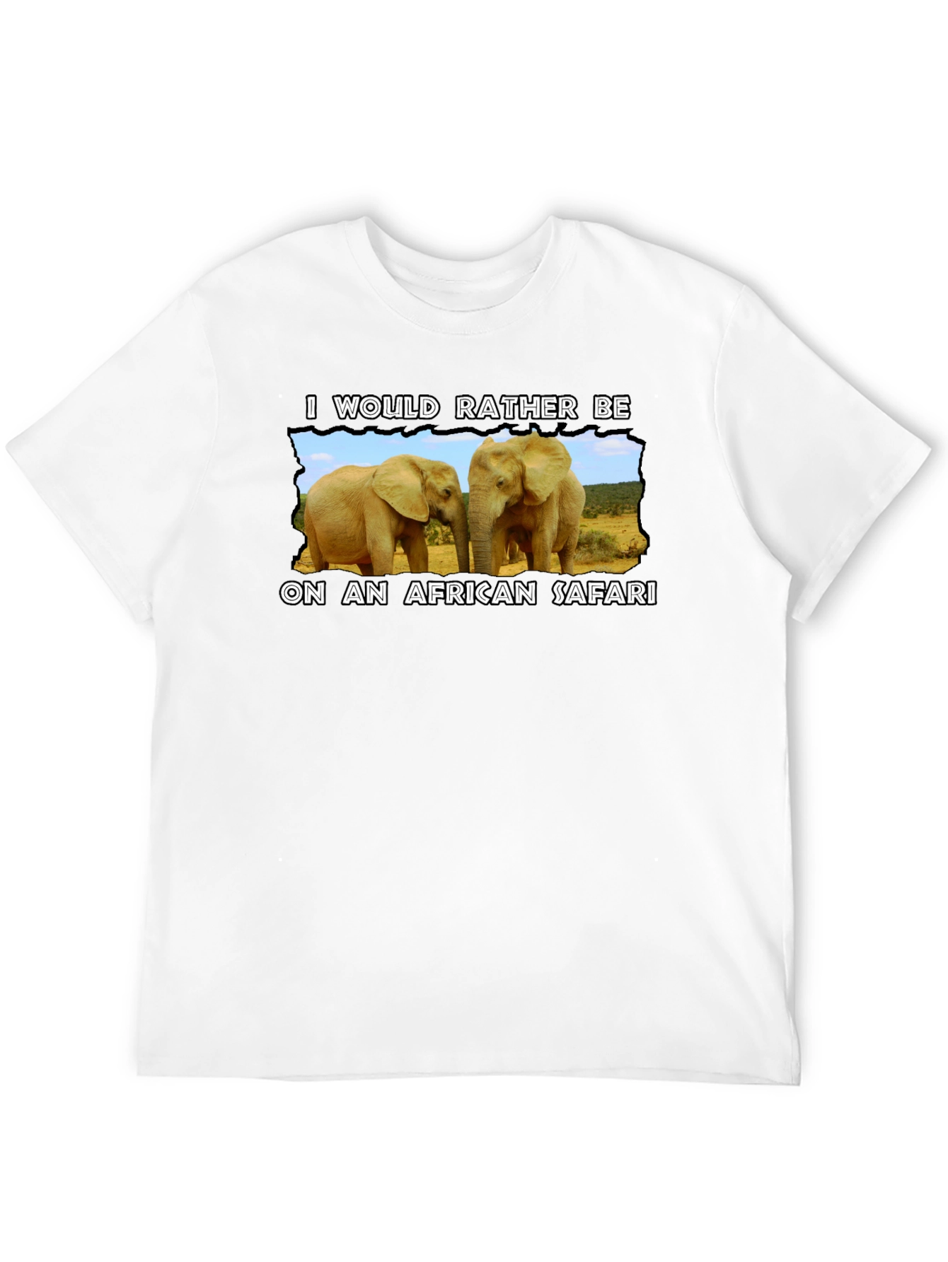 African Safari Elephant T-Shirt