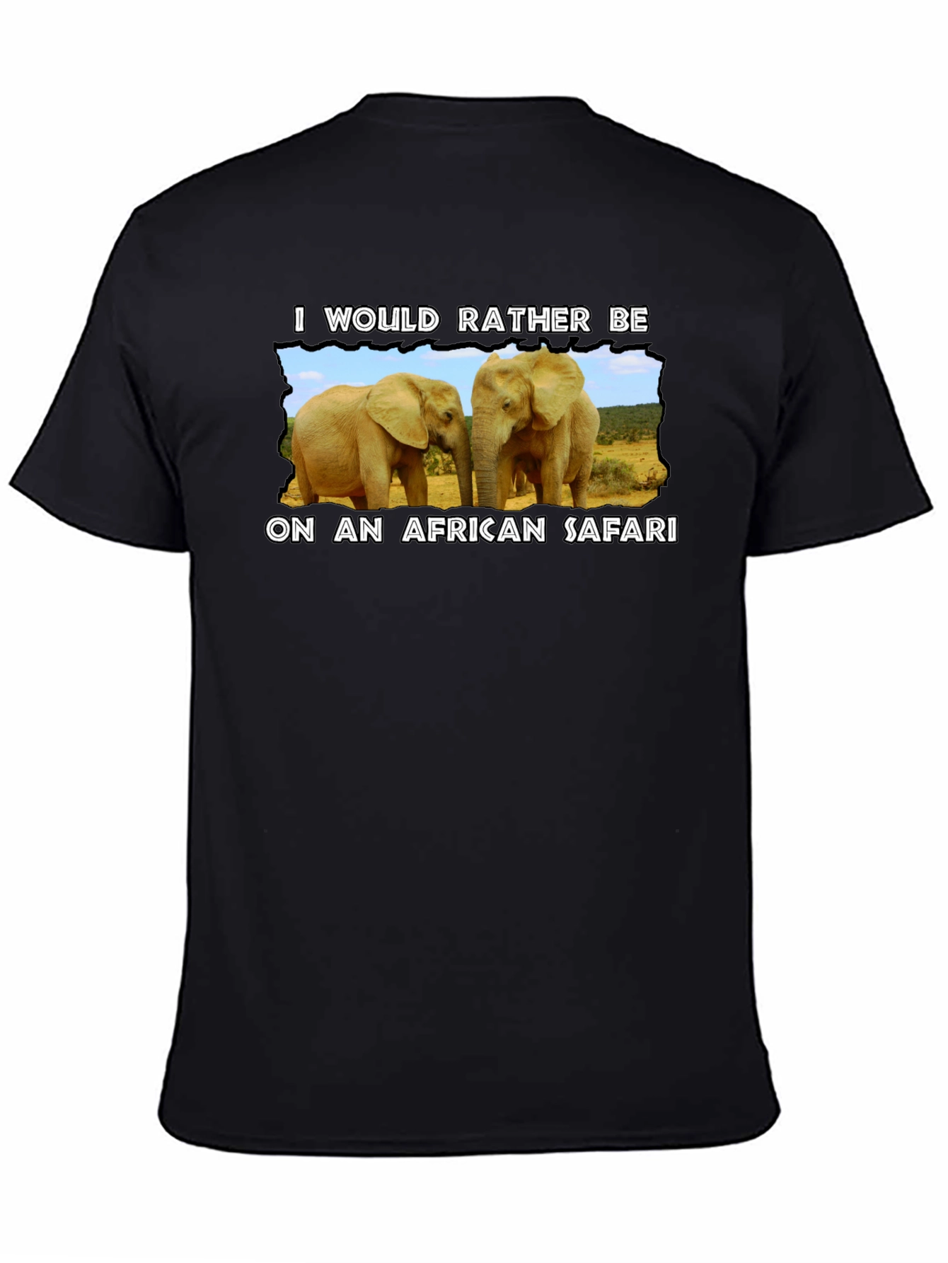African Safari Elephant T-Shirt
