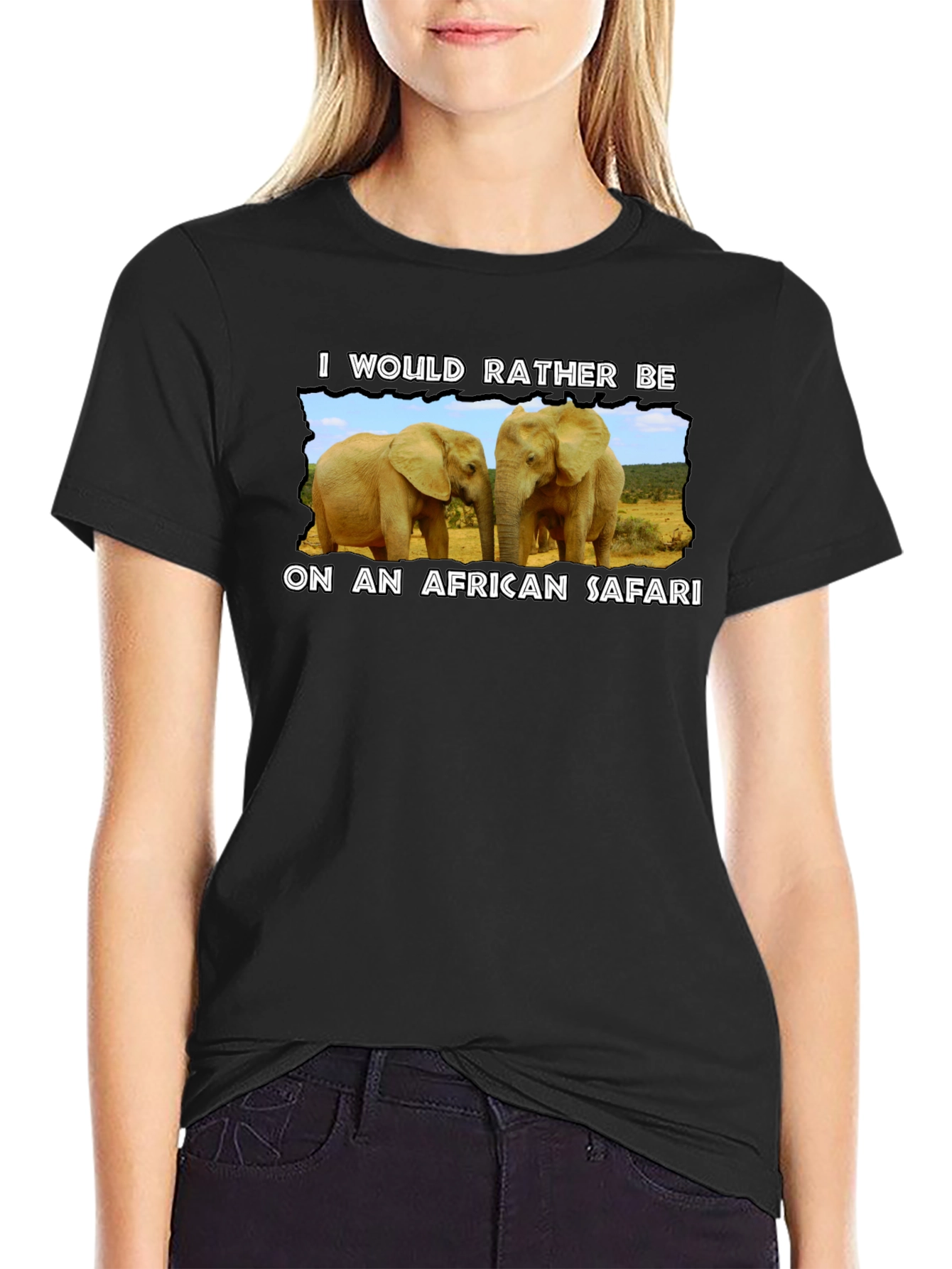African Safari Elephant T-Shirt