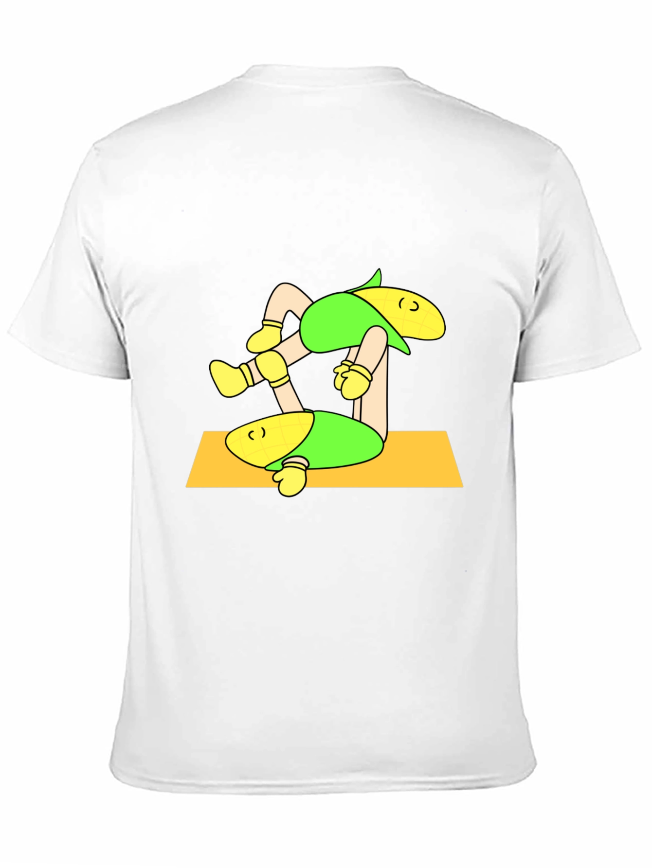 Corn Yoga Black T-Shirt