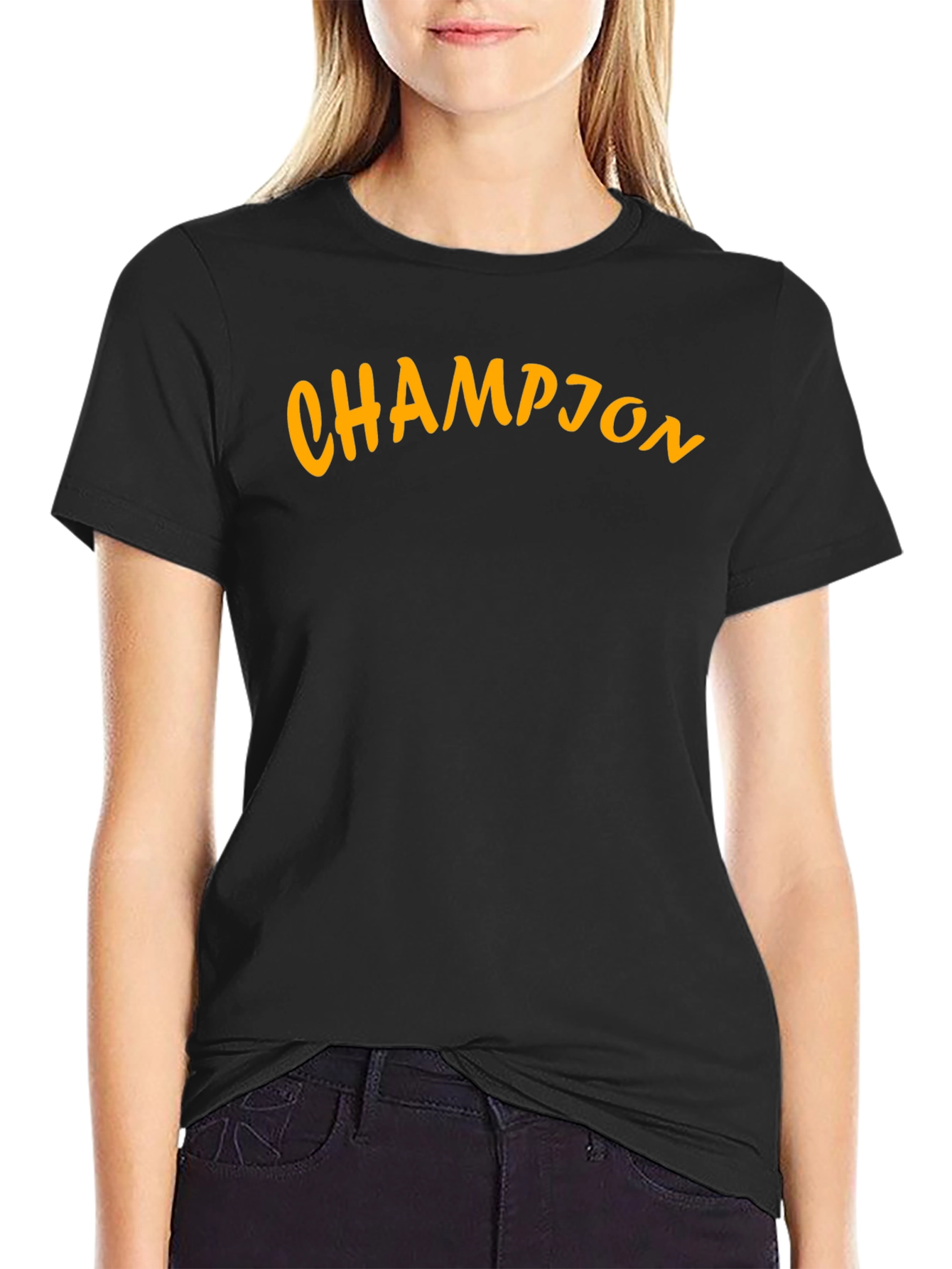 Champion Graphic Black T-Shirt