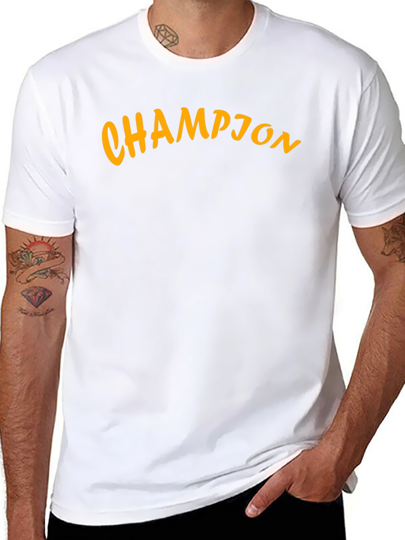 Champion Graphic Black T-Shirt