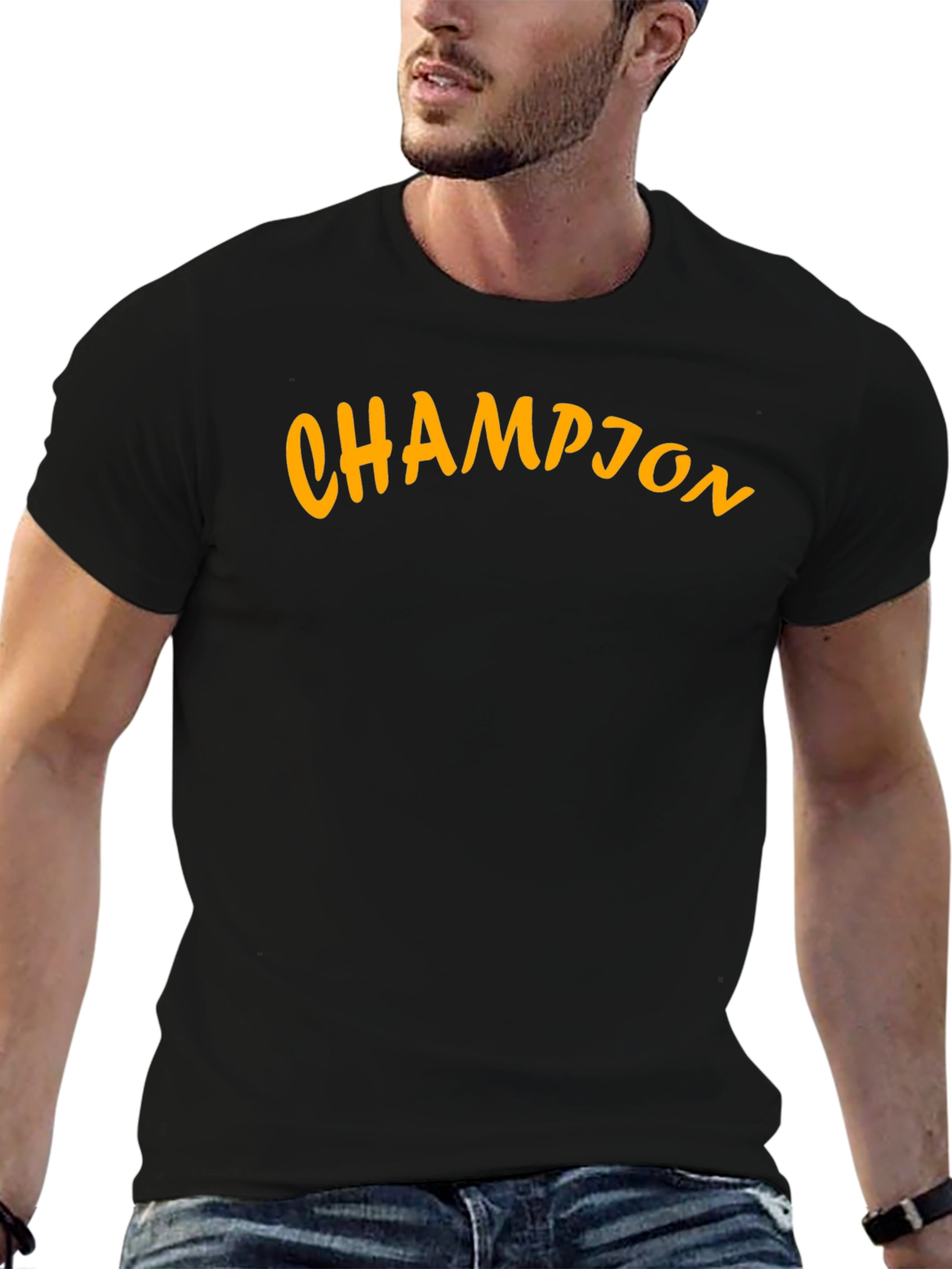 Champion Graphic Black T-Shirt