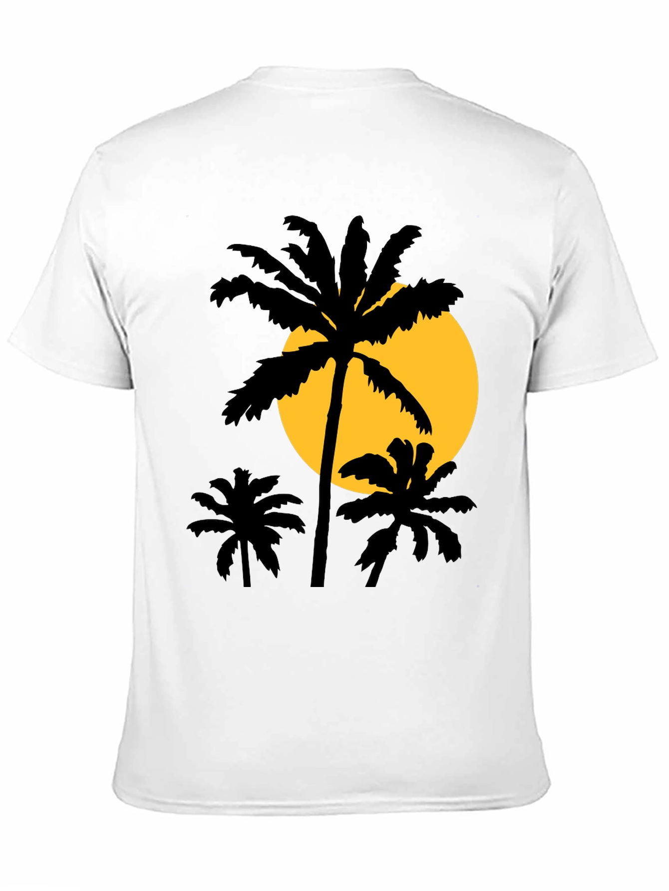 Palm Tree Sunset Graphic T-Shirt