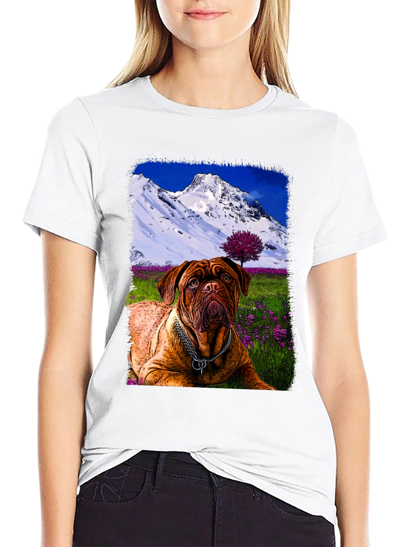 Dog Mountain Landscape T-Shirt