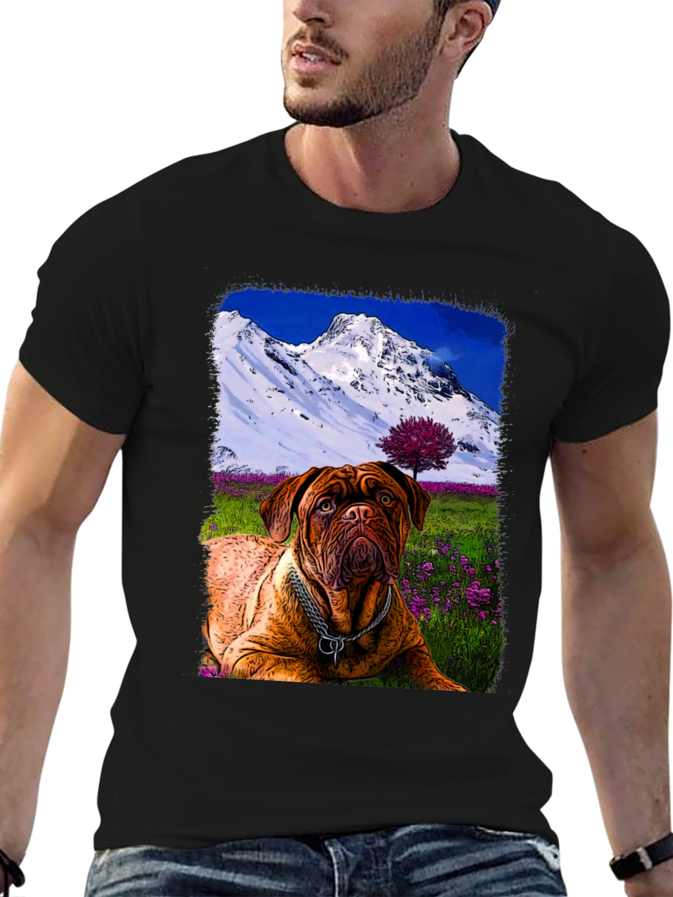 Dog Mountain Landscape T-Shirt