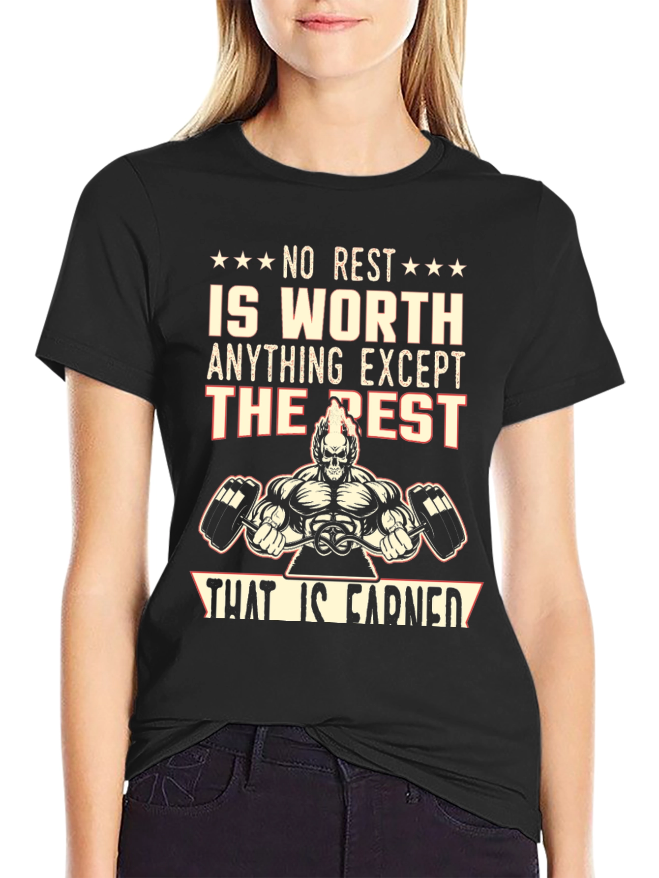 No Rest Earned Gym T-Shirt
