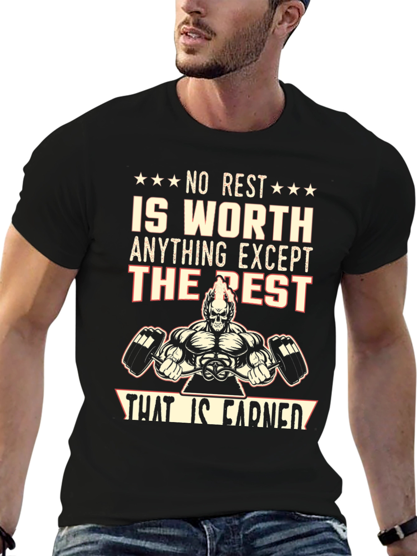 No Rest Earned Gym T-Shirt