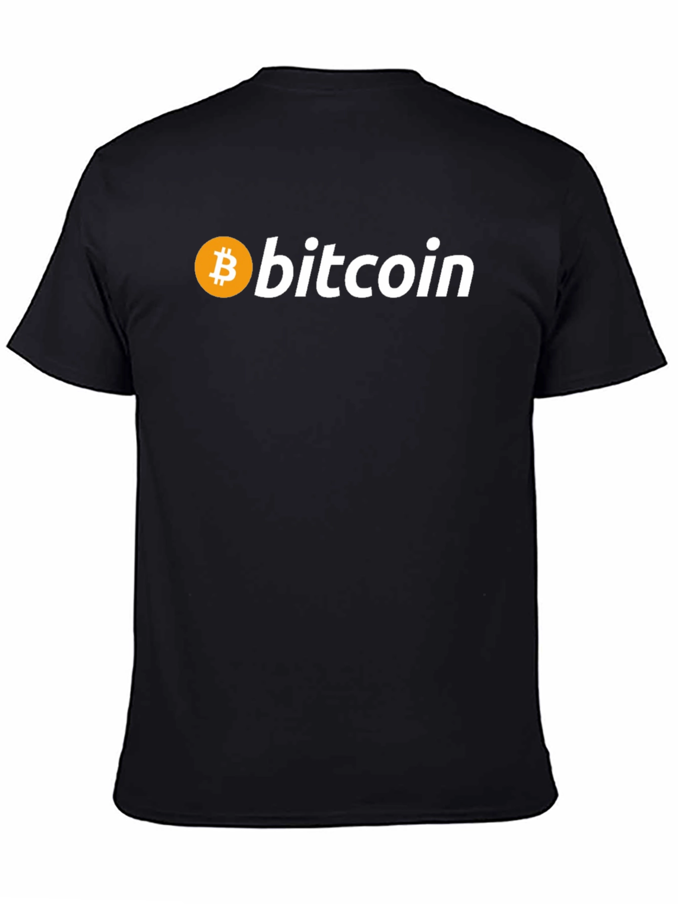 Bitcoin Black T-Shirt Cryptocurrency Tee