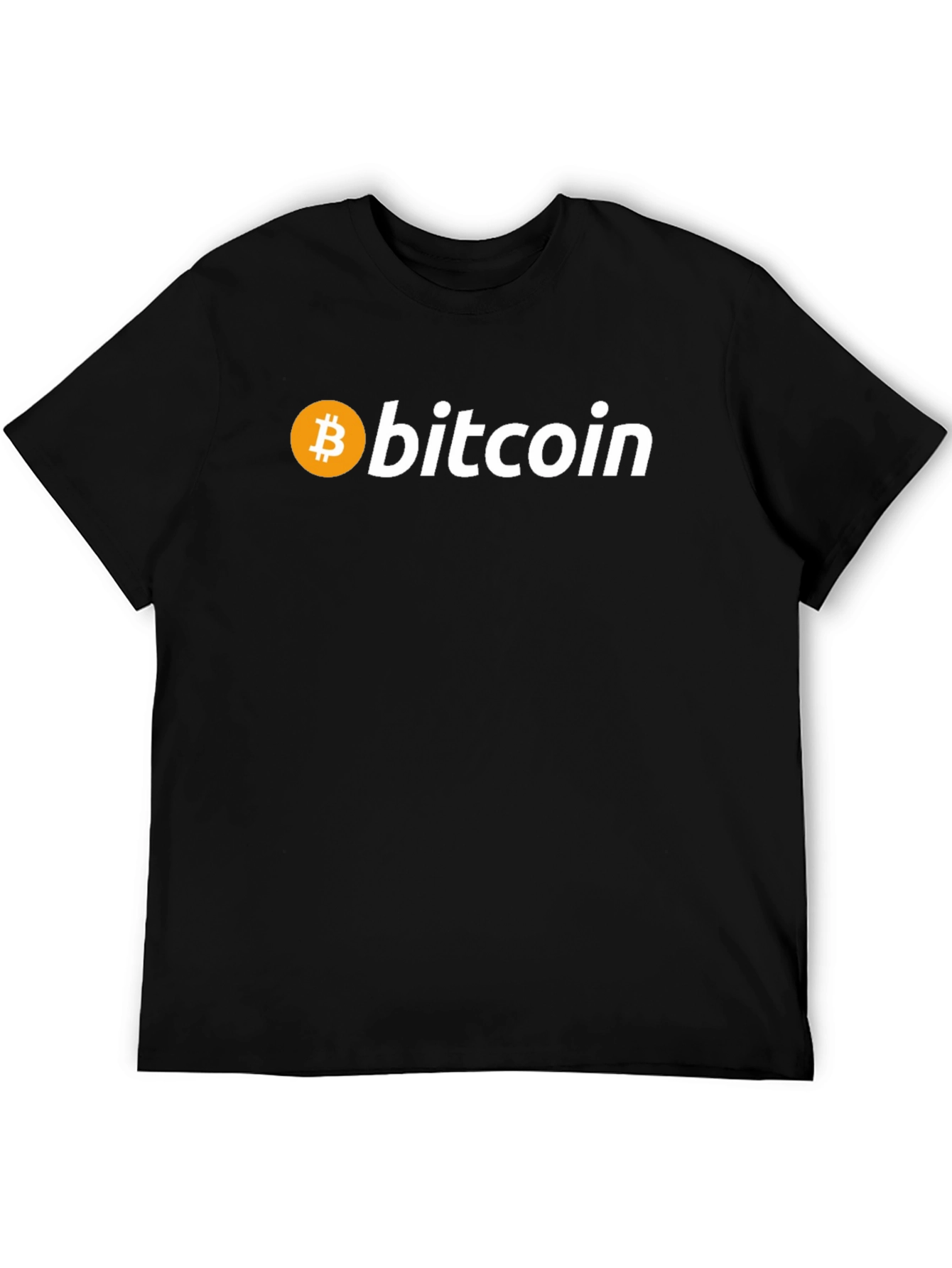 Bitcoin Black T-Shirt Cryptocurrency Tee