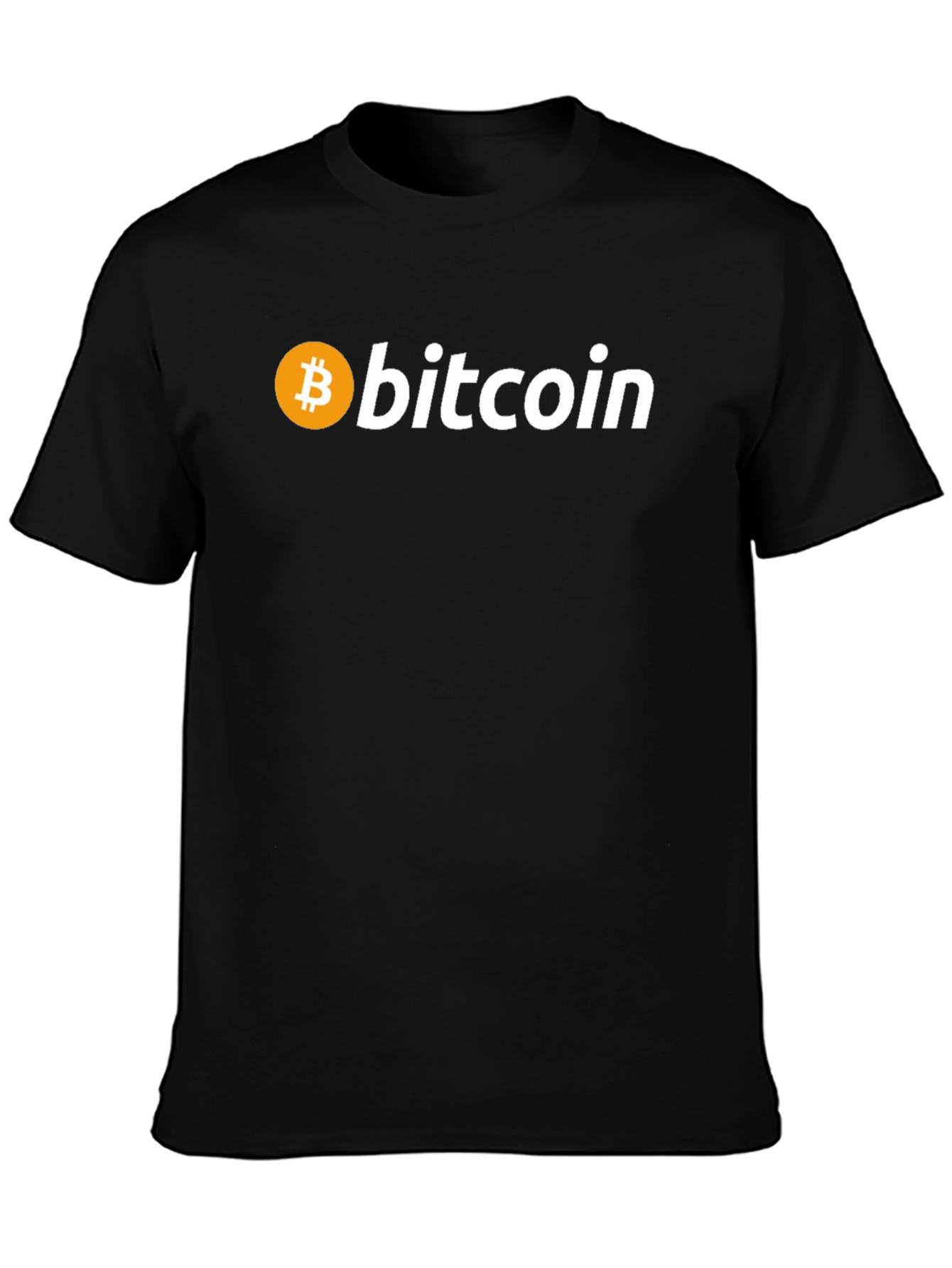 Bitcoin Black T-Shirt Cryptocurrency Tee