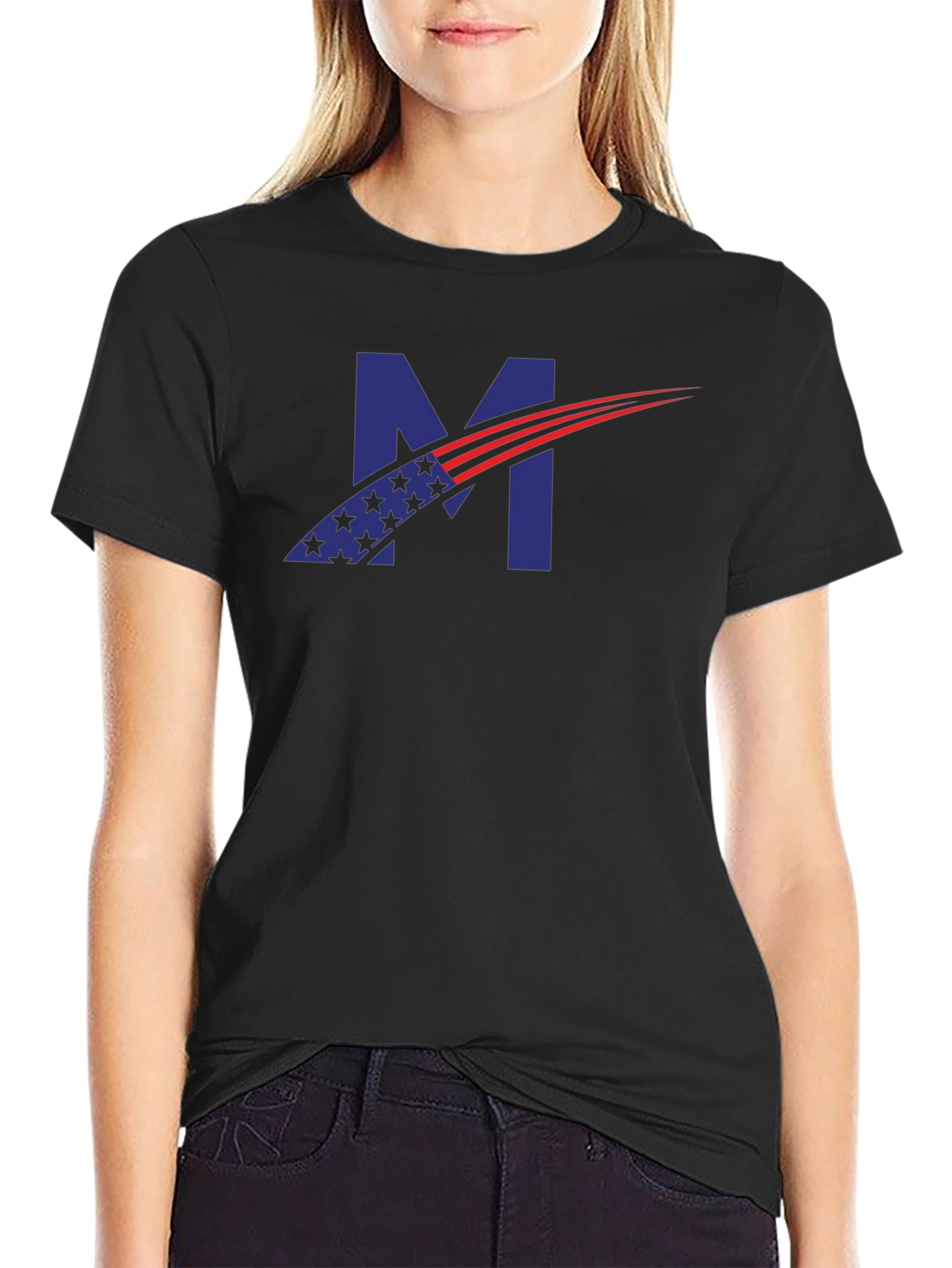 Patriotic M Graphic T-Shirt