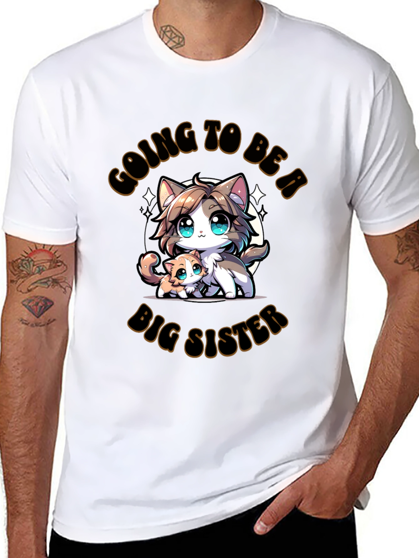 Big Sister Cat T-Shirt